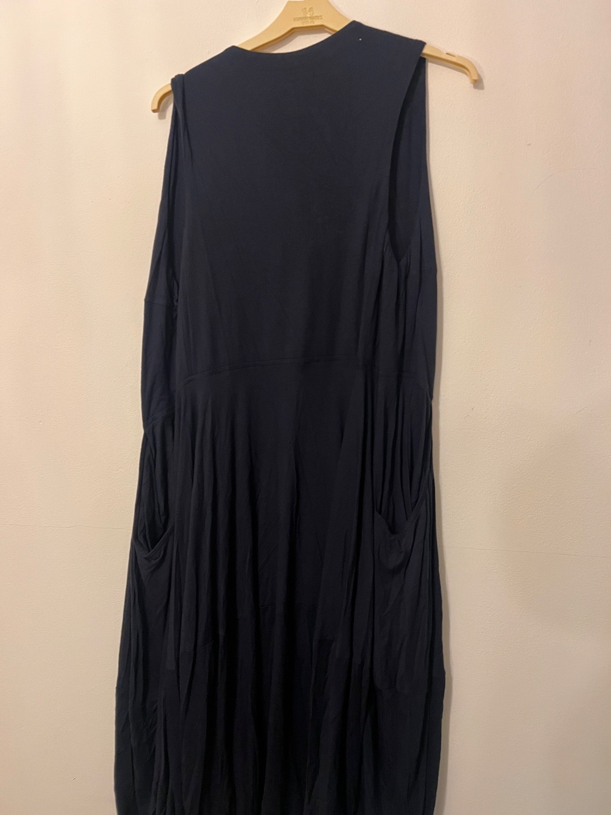 Brand New With Tags Navy Long Sleeveless Jacket Waistcoat CAPRI S/M RRP £75