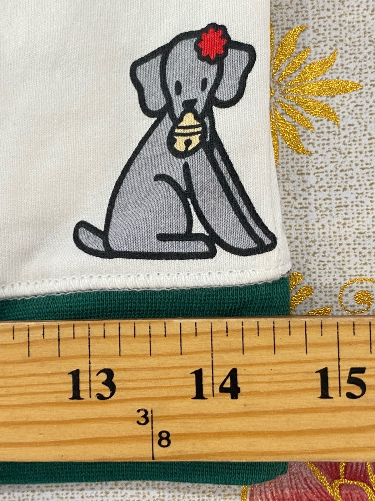 M+A Monica+Andy Organic Cotton 2 Piece Fleece Outfit Dogs Kids 2T 3T Christmas