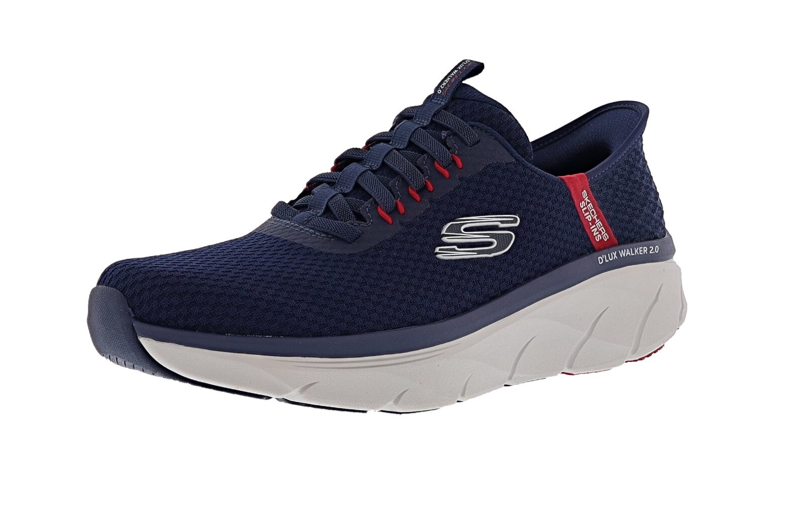 SKECHERS MEN’S D’LUX WALKER 2.0- TAURREL 232465/NVRD WALKING SHOES