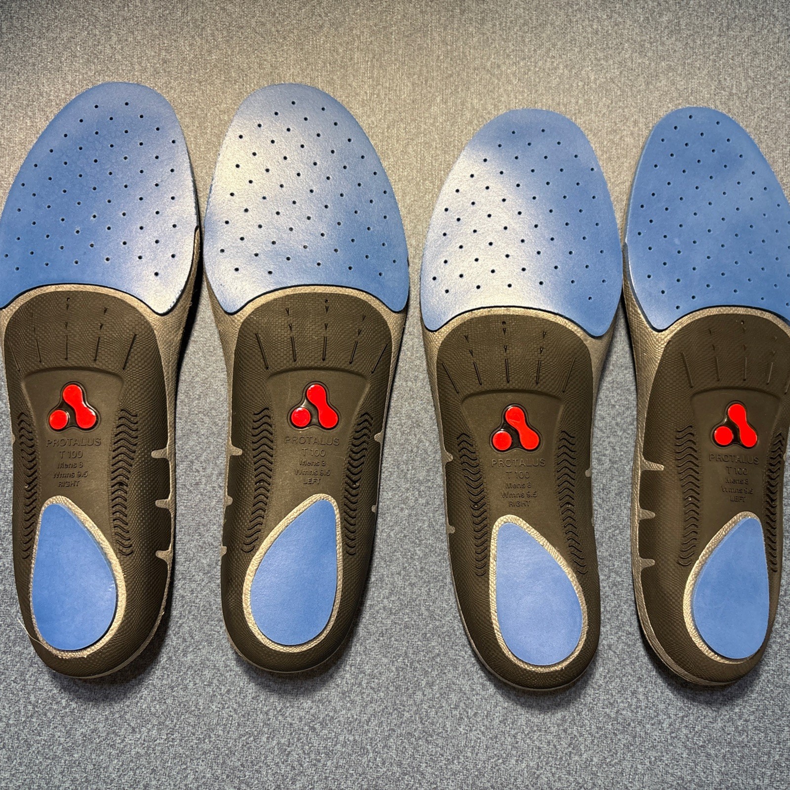Protalus T100 x 2 & M100 Shoe Inserts Black, Men 8 – Brand New, No box
