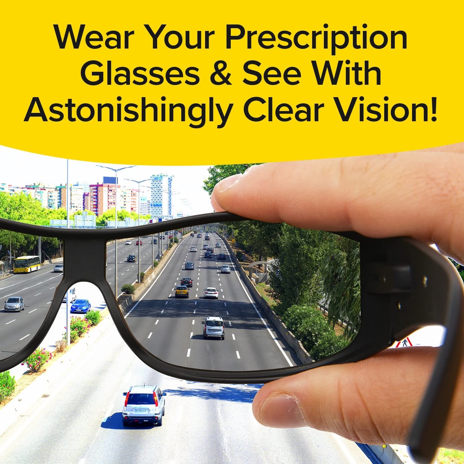 Battlevision Wrap Arounds HD Polarized Sunglasses, AS-SEEN-ON-TV, Fits Over Your
