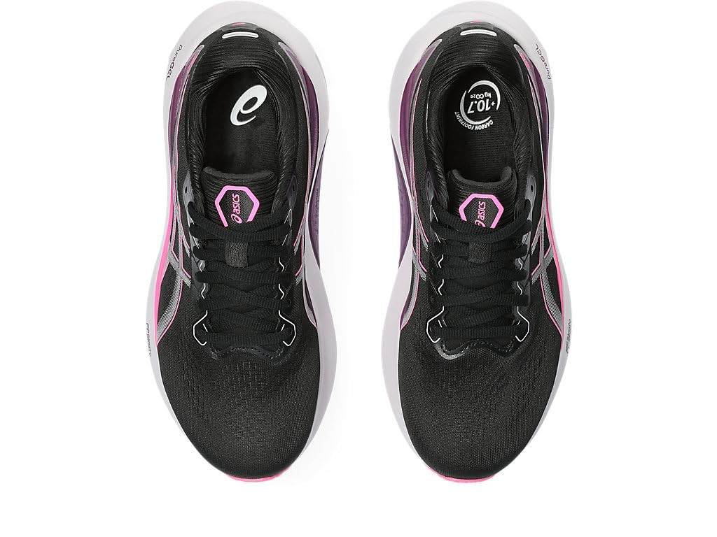 ASICS Women’s Gel-Kayano 30 Running Shoes, 9.5, Black/Lilac HINT