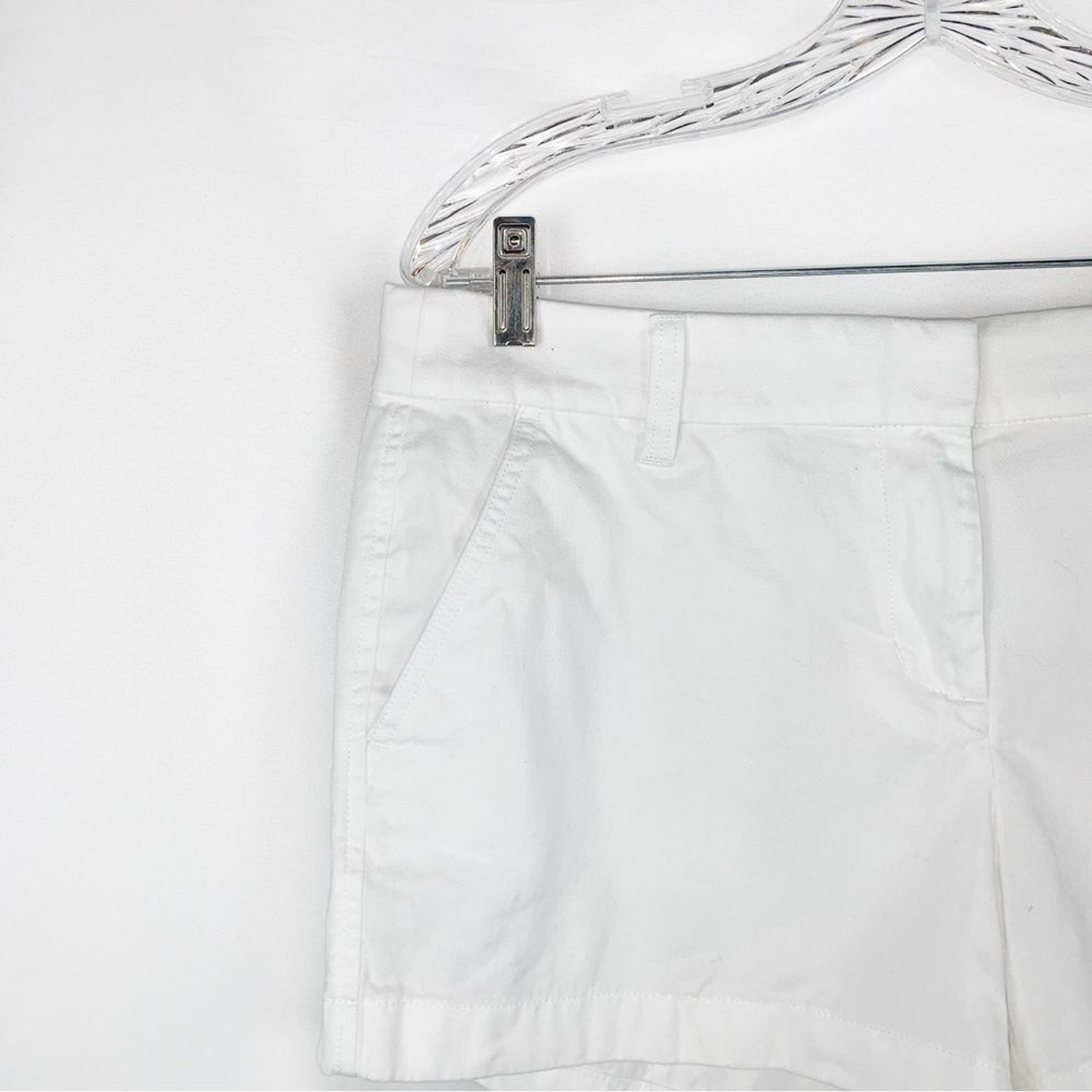 J. Crew 3.5″ Classic Chino Short in Crisp White, Size 10