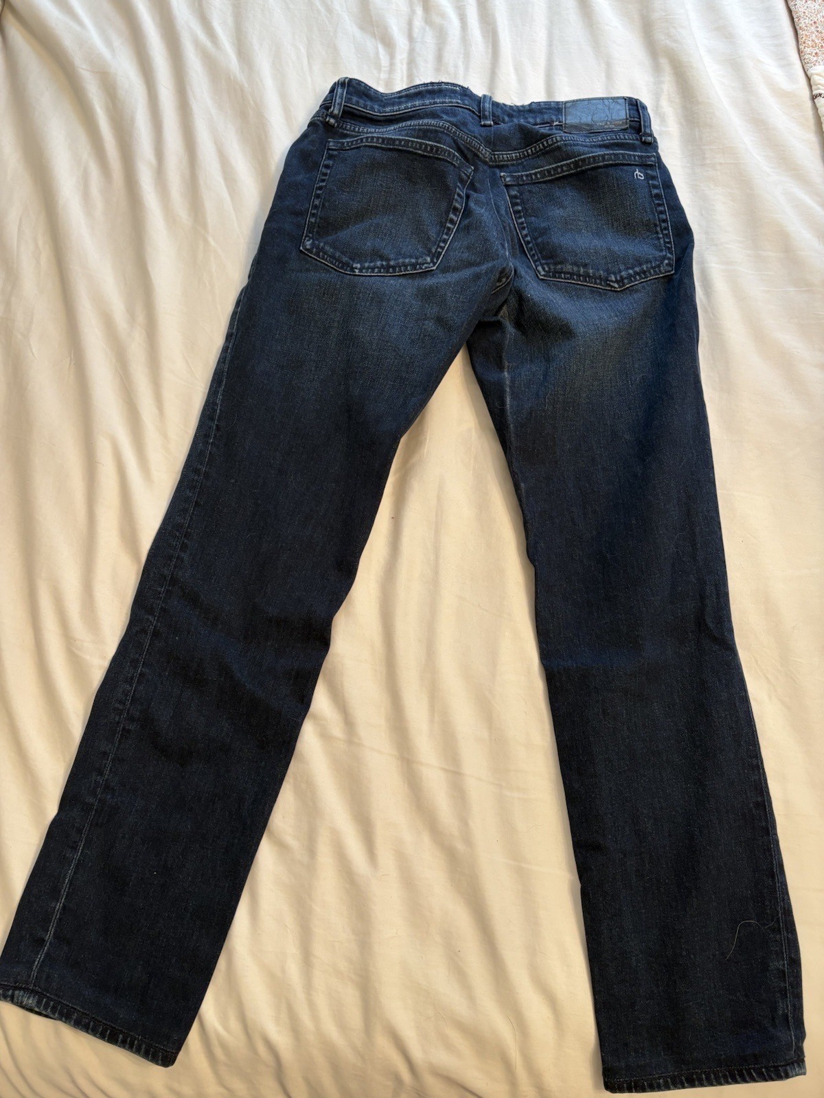 rag & bone Size 25 Straight Leg Mid Rise Dark Wash Denim Women’s Jeans