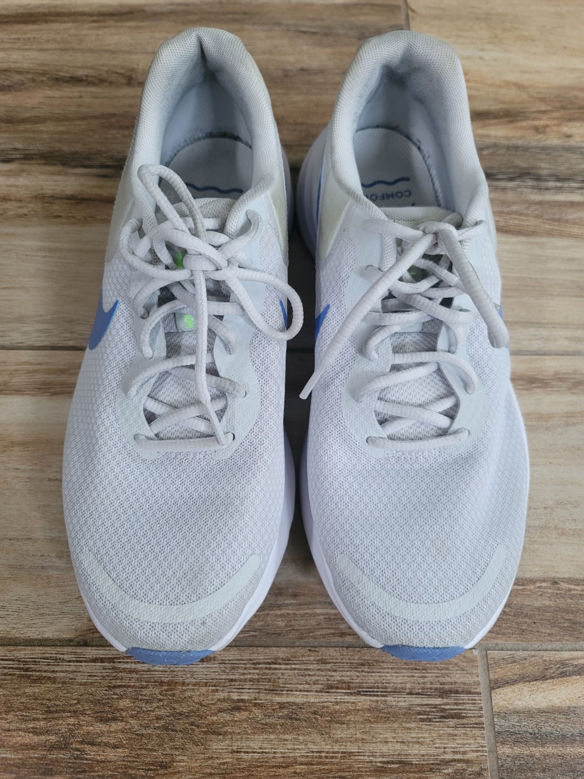 Nike Revolution 7 Women’s Trainers Gray Blue Running Sneakers Comfort Size10