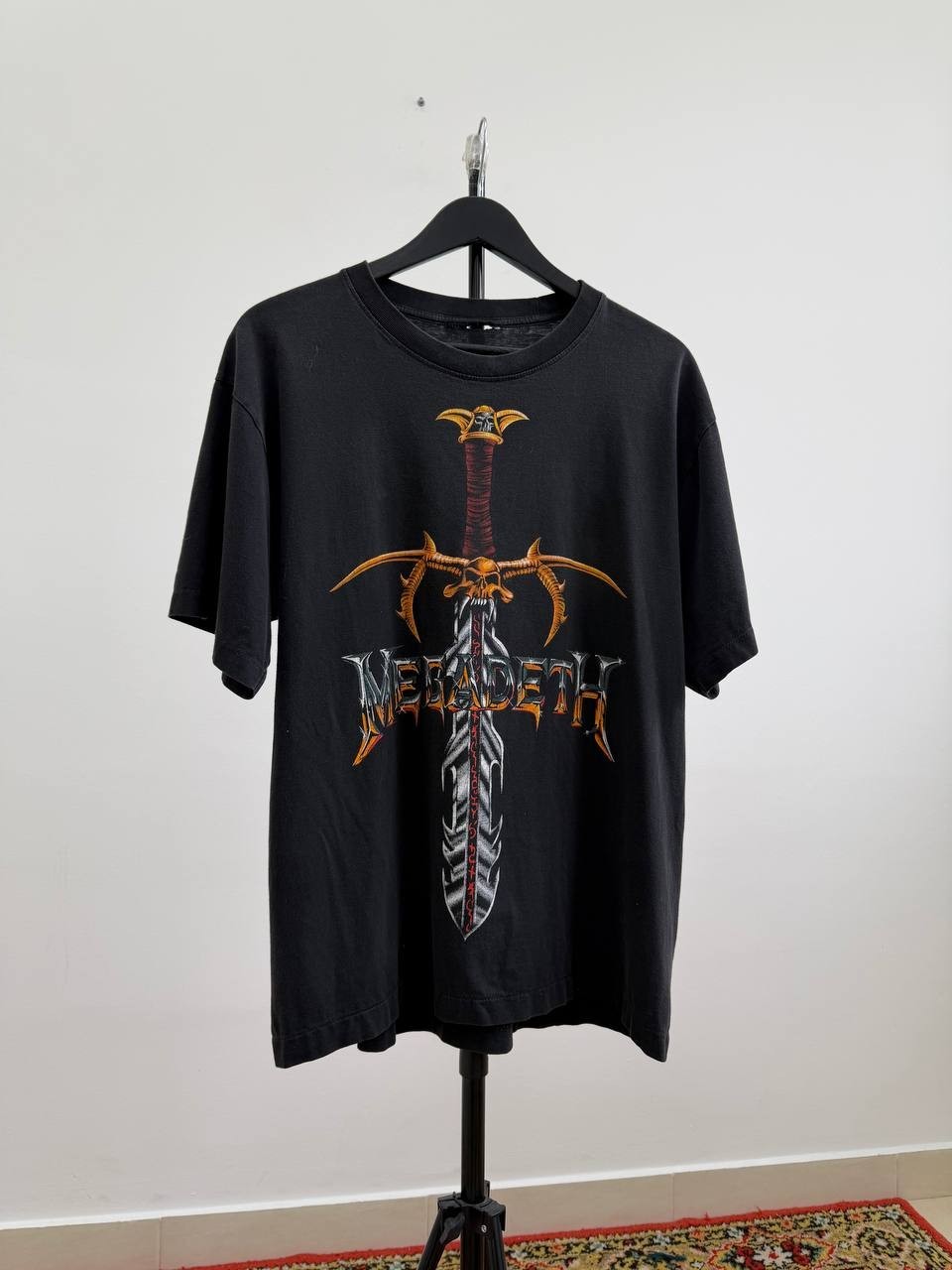 Vintage 90s MEGADETH 1997 mega tess band t-shirt traviss scott Style