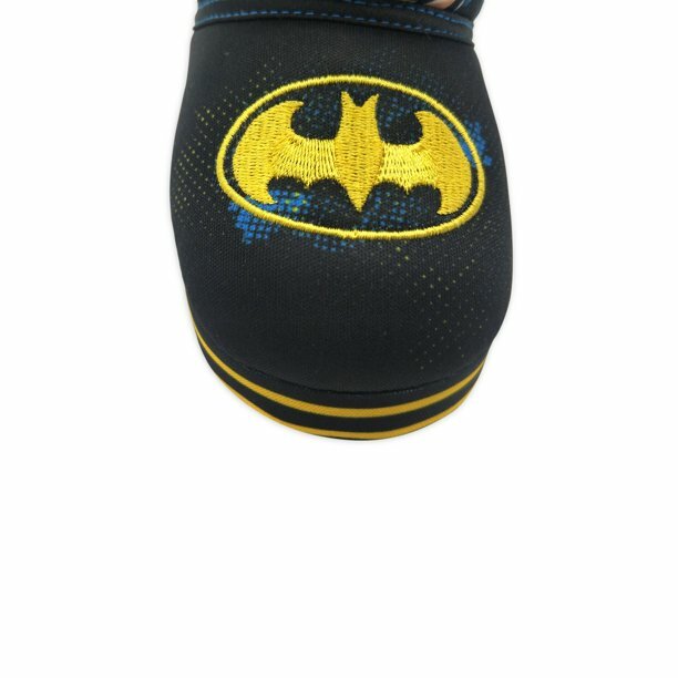BATMAN Boys Kids Toddler’s Boot Slippers Shoes DC COMICS Size 5-6 7-8 9-10 11-12