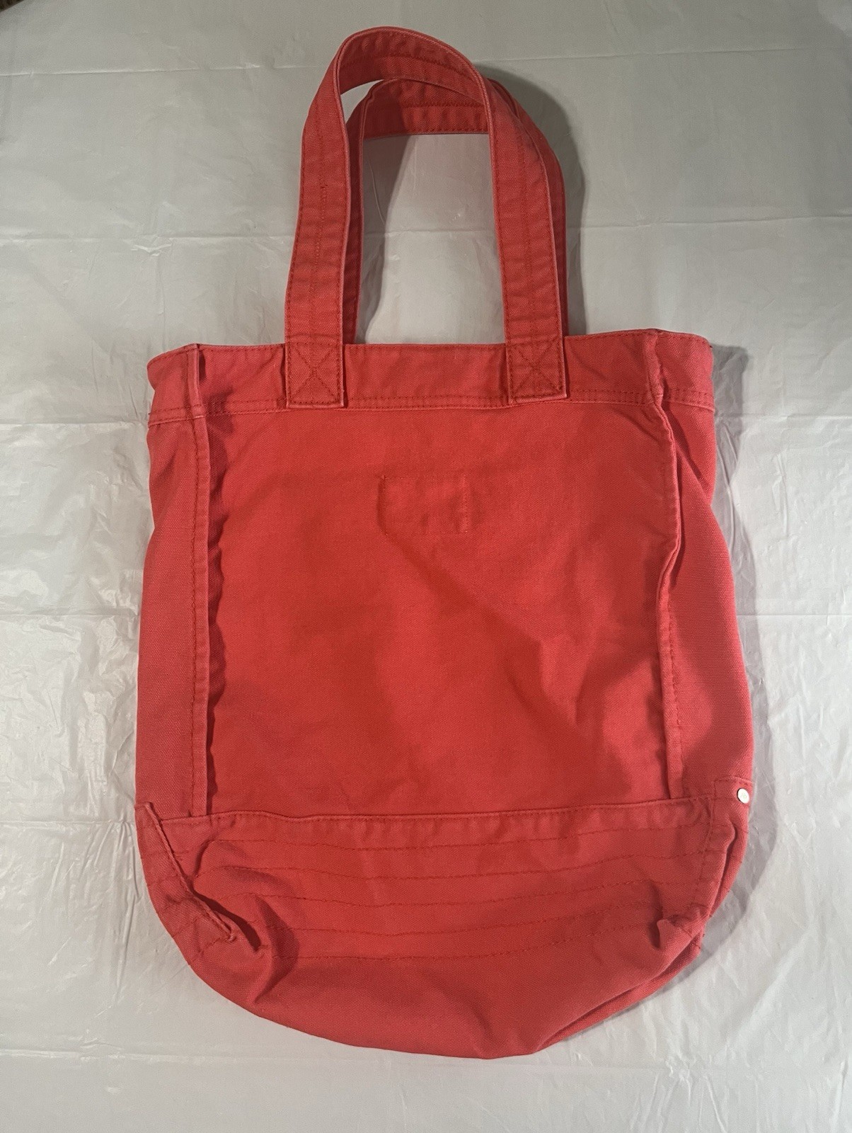 Y2K Aéropostale Red Beach Tote Bag Graphic Print “Which Way To The Beach?”