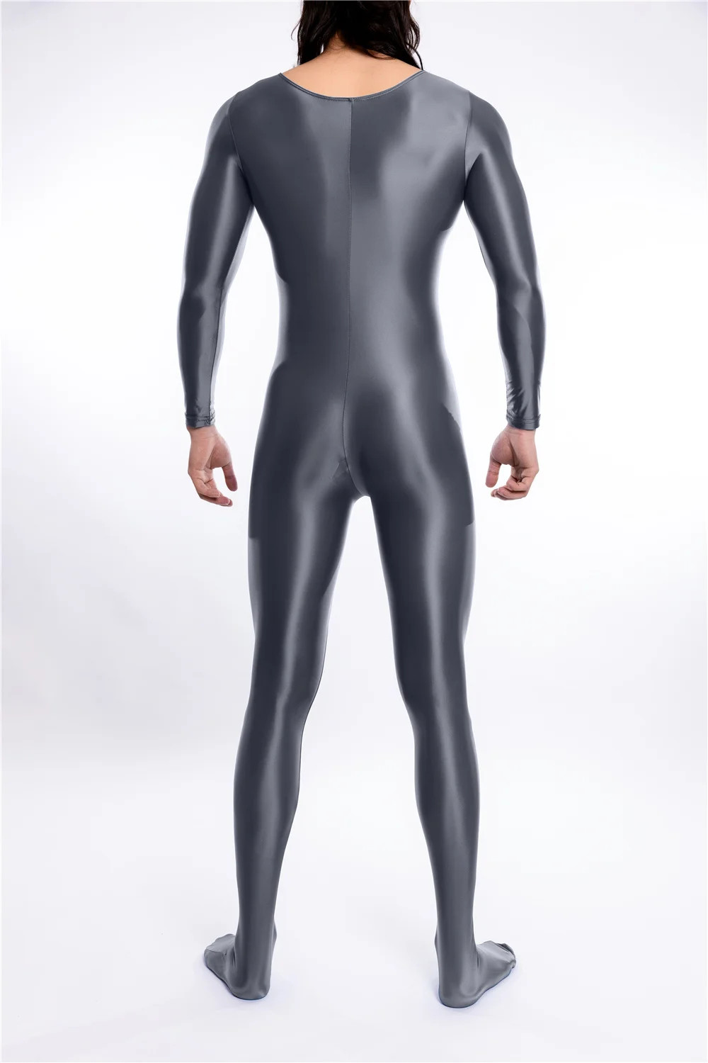 Bodysuit Shiny Oil Glossy Body Stocking Sheath Tights Night Club Wear Jumpsuits