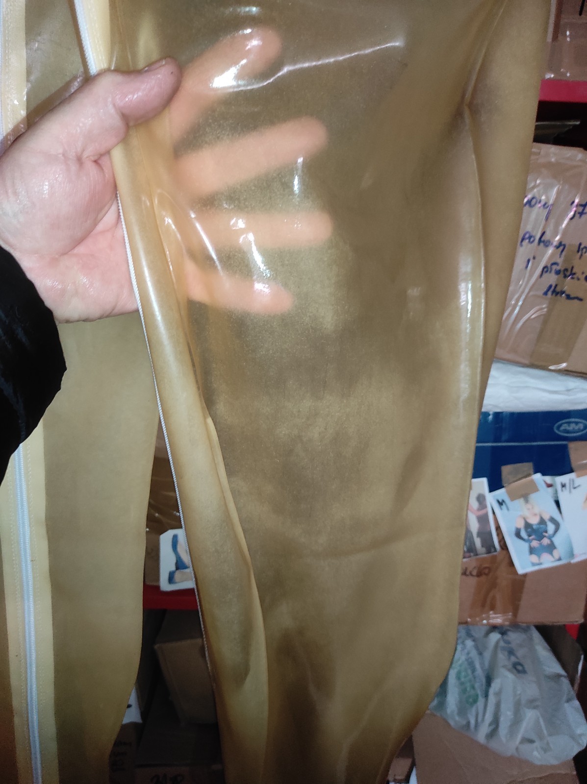 Rubber boots over the knee heel 20 cm platform 8 cm 37 38 39 40 41 42 43 44 45 46 47