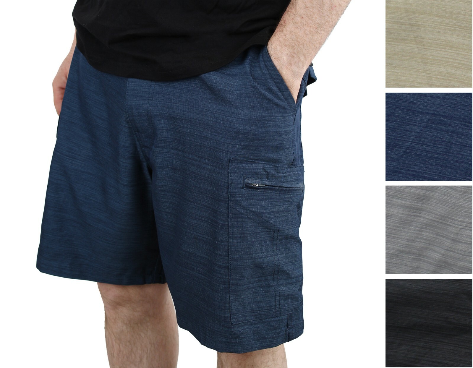 Reel Legends Mackerel Men’s Cargo Shorts Leisure Fishing 7 Pockets 7.5″ Inseam
