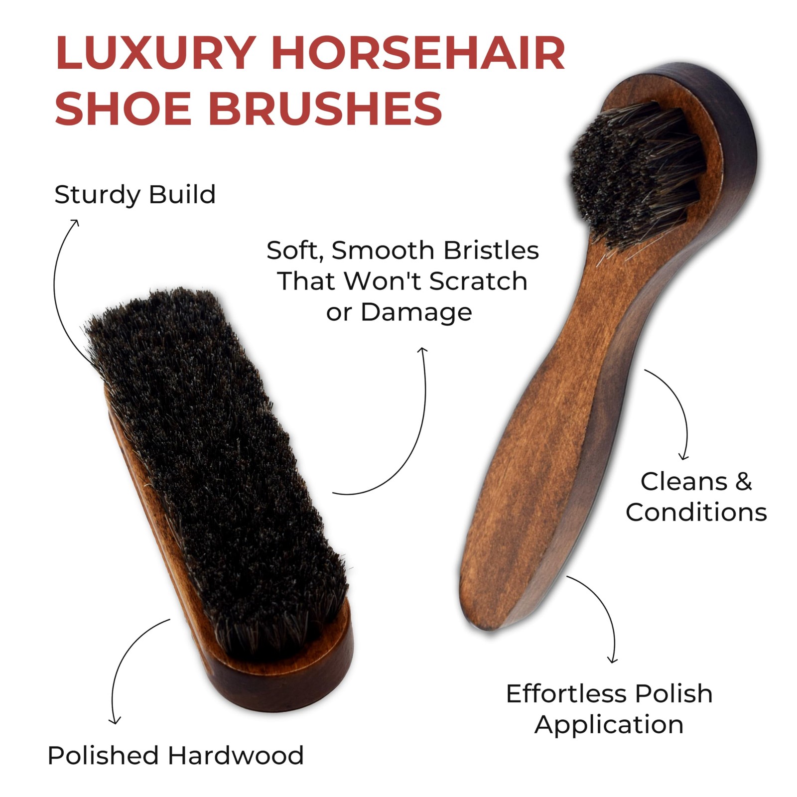 Kg’s Black Polish & Shoe Shine Kit – Includes Standard,