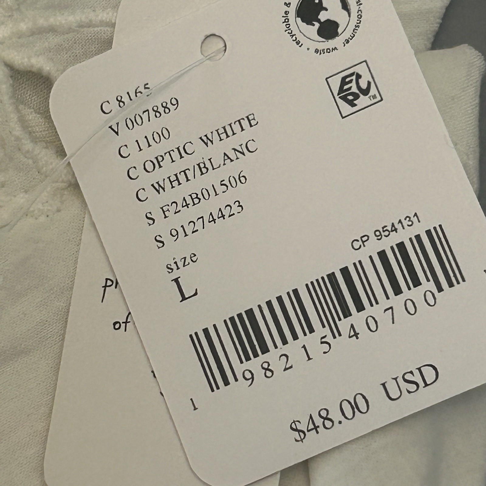 Intimately Free People Asteria Bralette Size Large Optic White Boho Festival