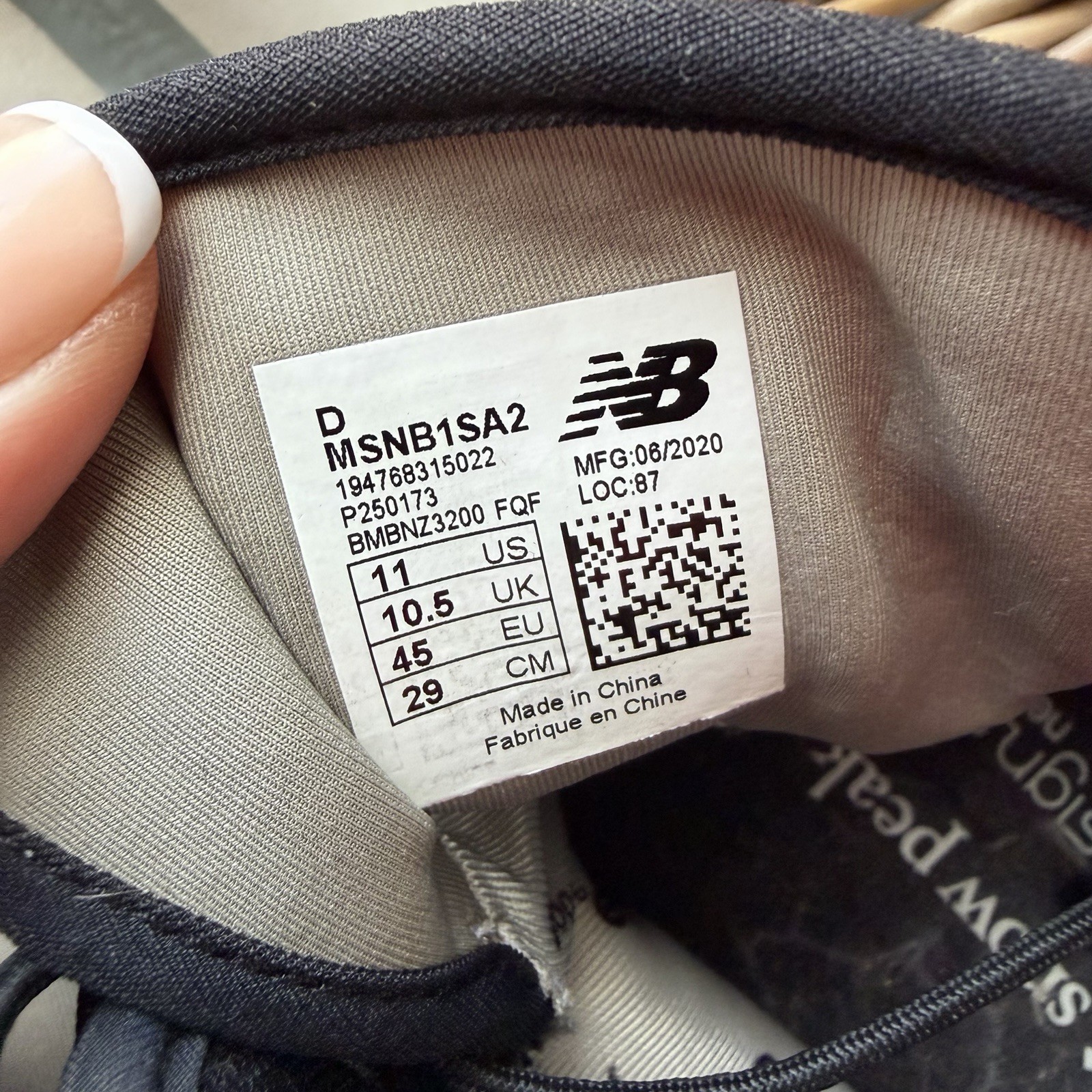 New Balance Tokyo Design Studio x Niobium Concept 1 Lace Up Snow Peak Size 11