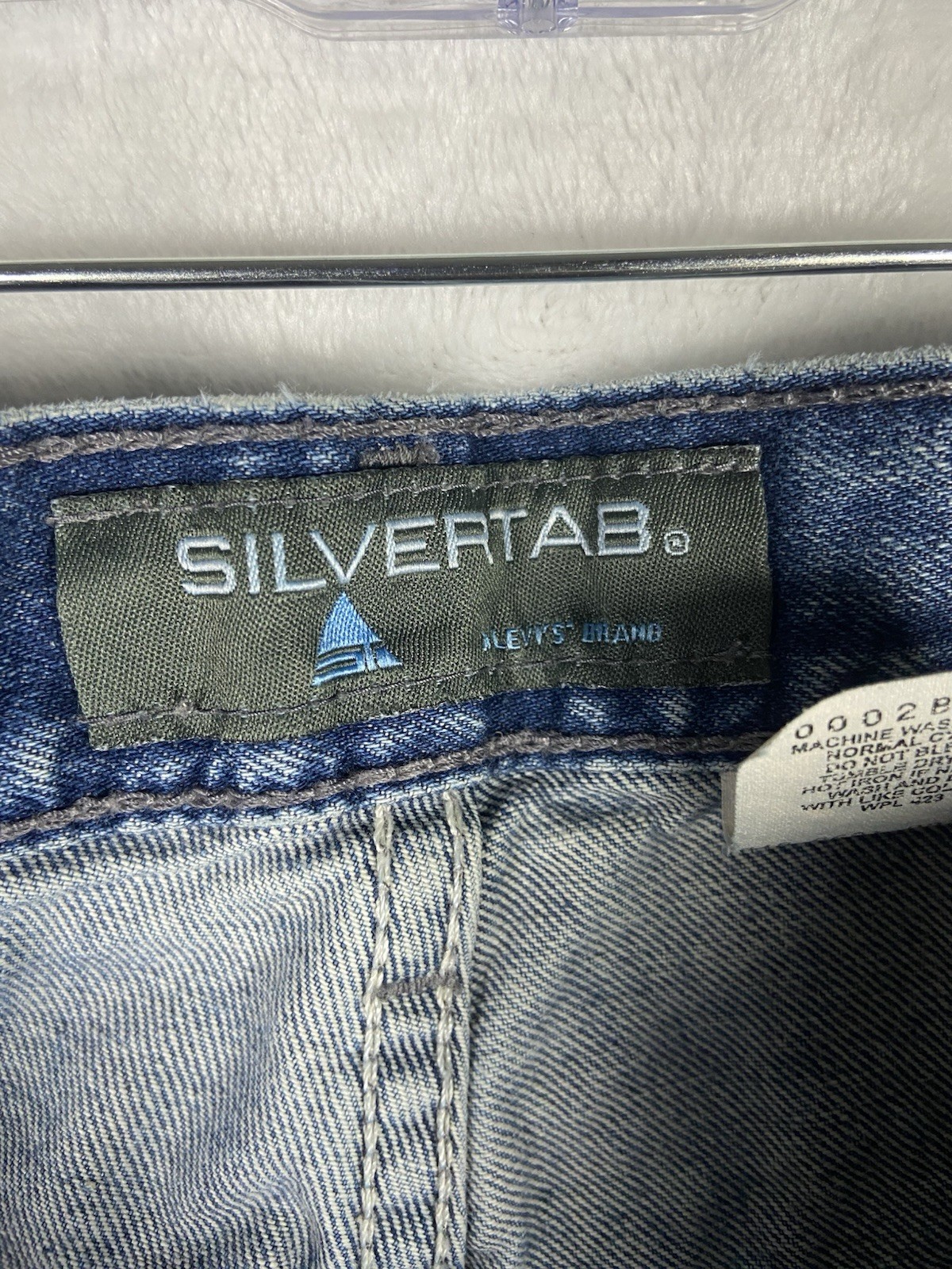 Vintage Levi’s Silver tab Baggy Jeans 36×30 stonewash blue 90s Y2K Skater USA