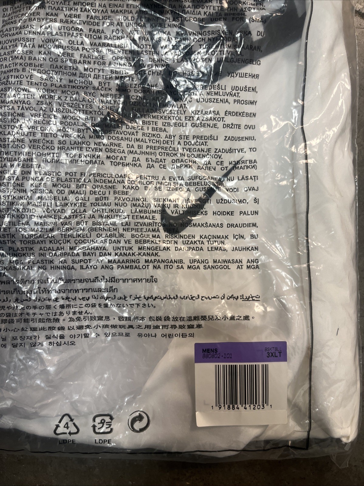 NIKE PRO NBA COMPRESSION SHORTS Player Issue 880802-101 LT, 2XLT, 3XLT