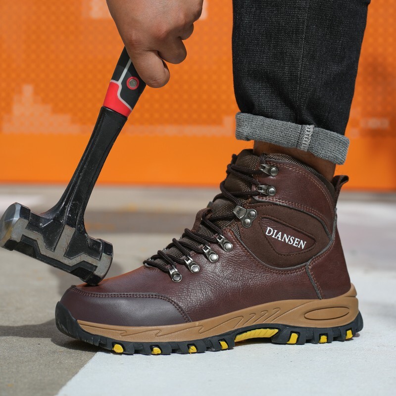 Men Work Safety Shoes Steel Toe Cap Waterproof boots Breathable Comfort Sneakers