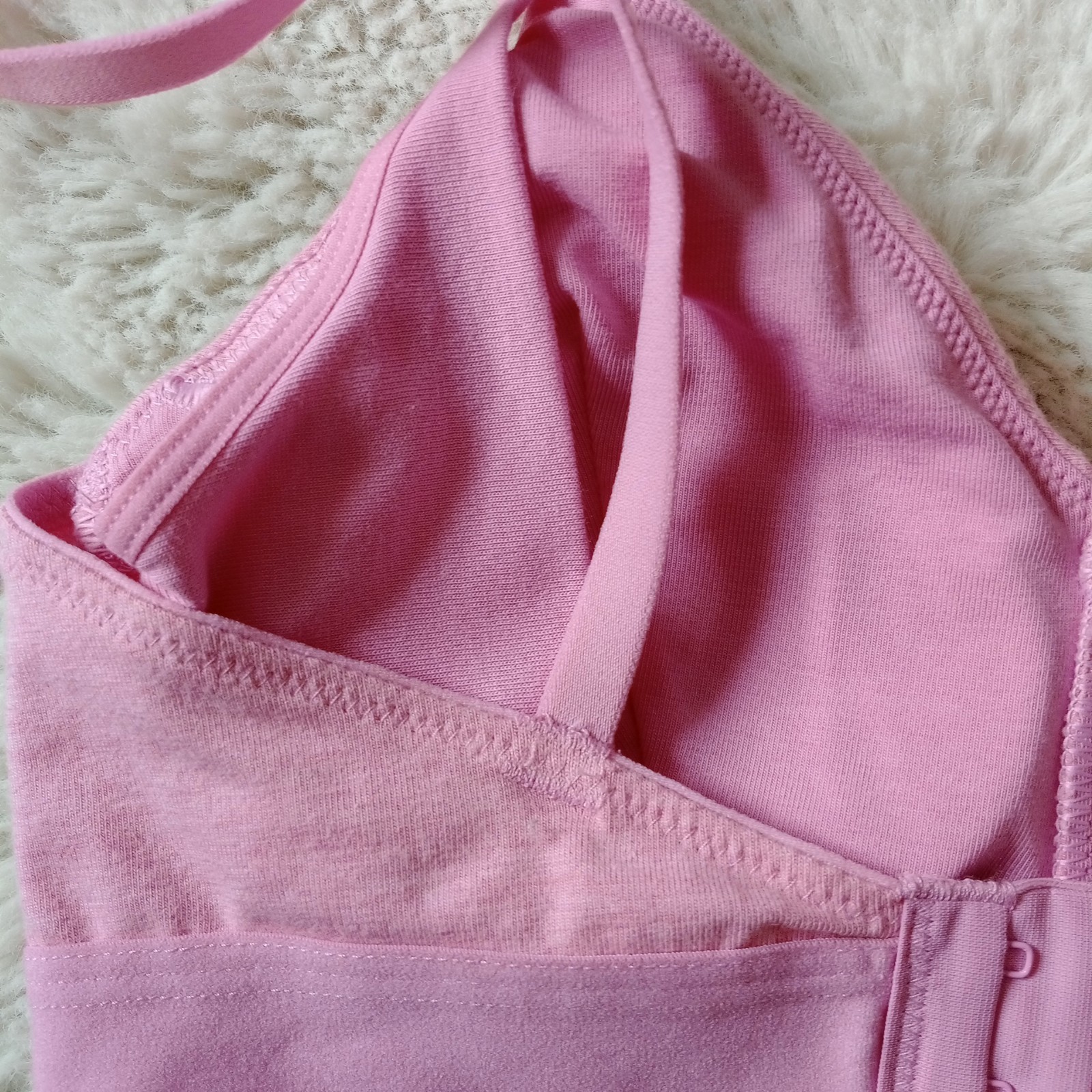 M&S Nursing Bra Non-Wired Pink New + Tags UK 8 A-C EUR 36 Light padded RRP £20