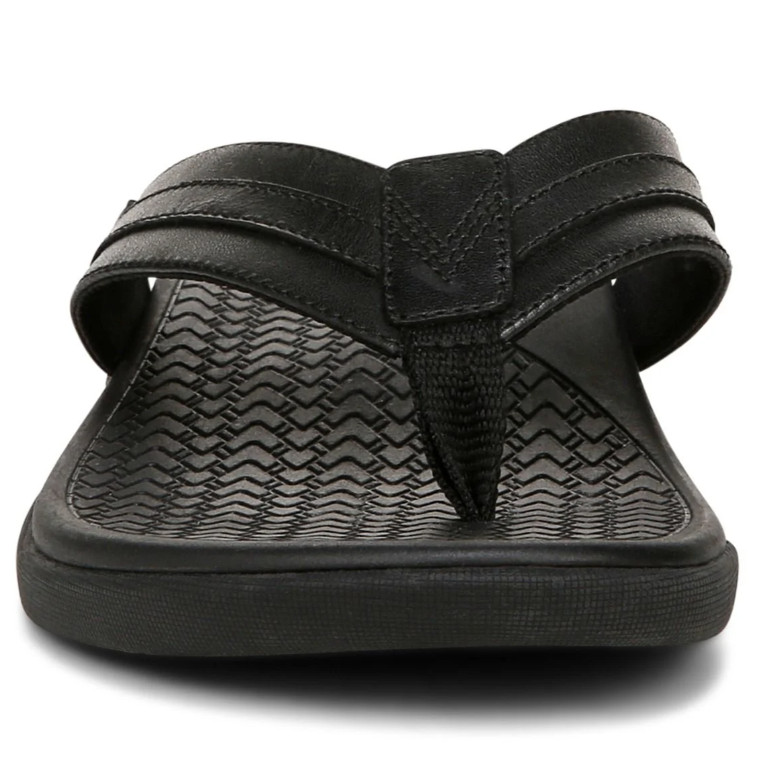 NEW Vionic Men’s Tide II Toe Post Sandal, Black
