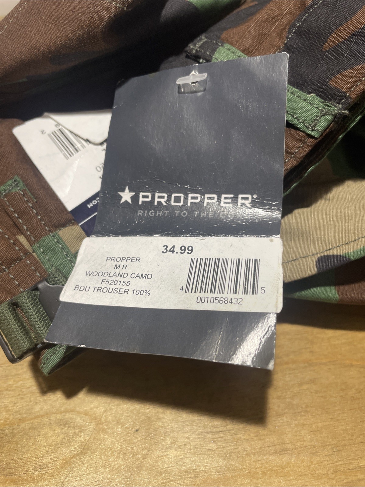 Propper Uniform BDU Trouser- Ripstop, 6-Pockets Tactical Army Cargo Pants M/R