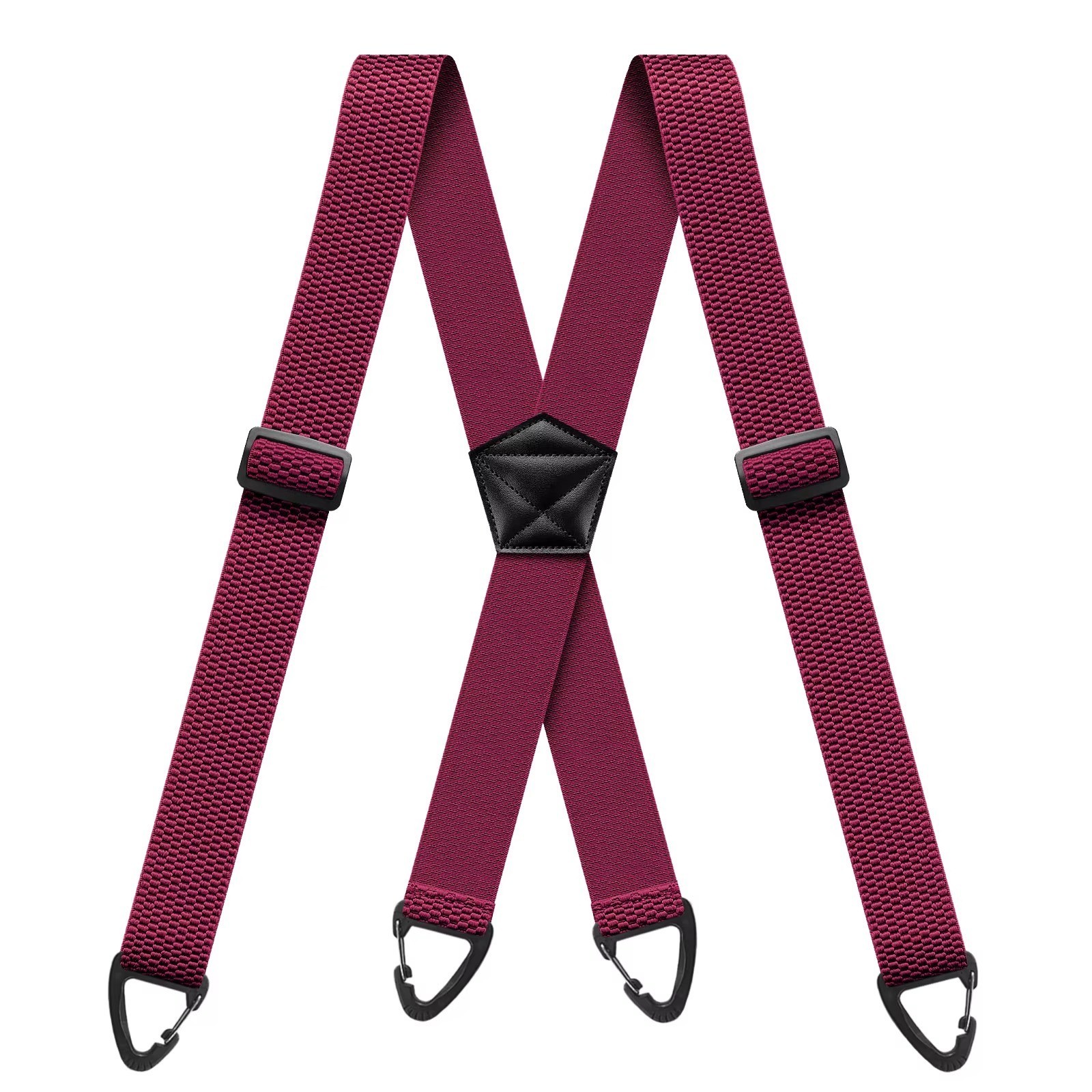 Suspenders for Men Heavy Duty, X Shape Back Hidden Suspender 1.5″ Under Clothing