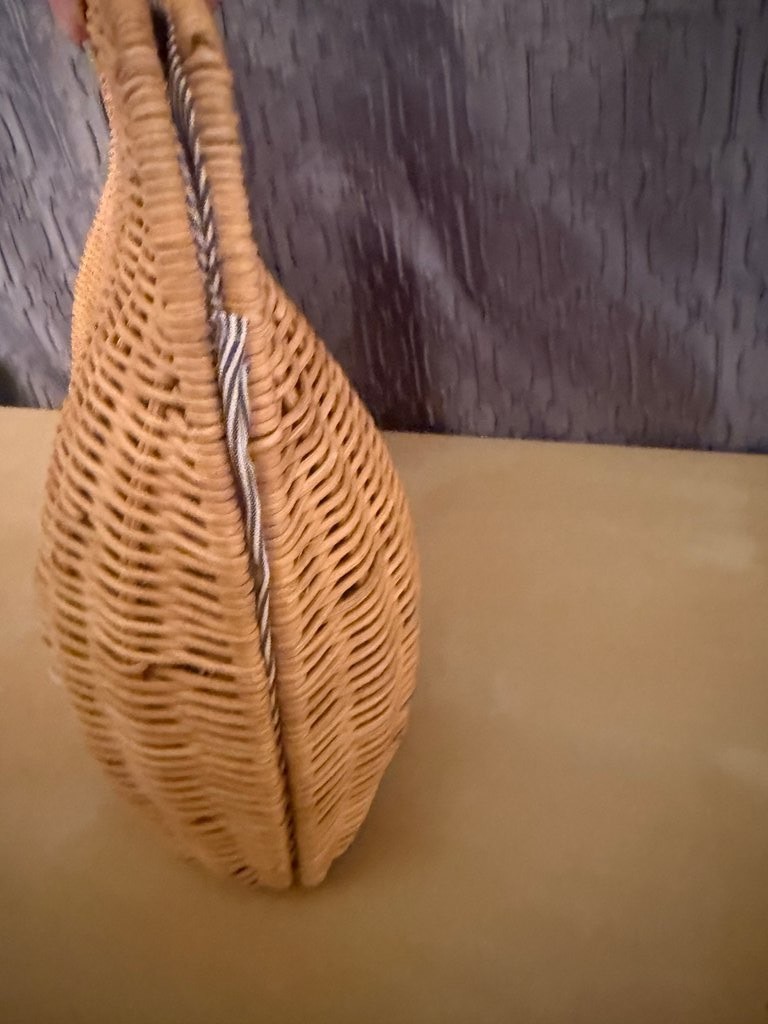 J.McLaughlin Rhodes Clutch Bag in Natural Wicker