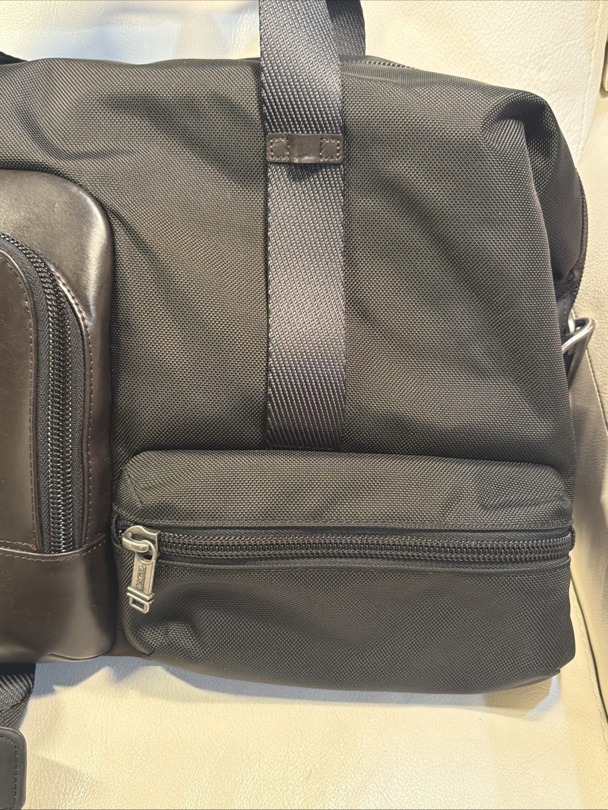 Tumi Alpha Bravo Grissom Travel Duffle Satchel Bag Nylon Black 223358 EXCELLENT