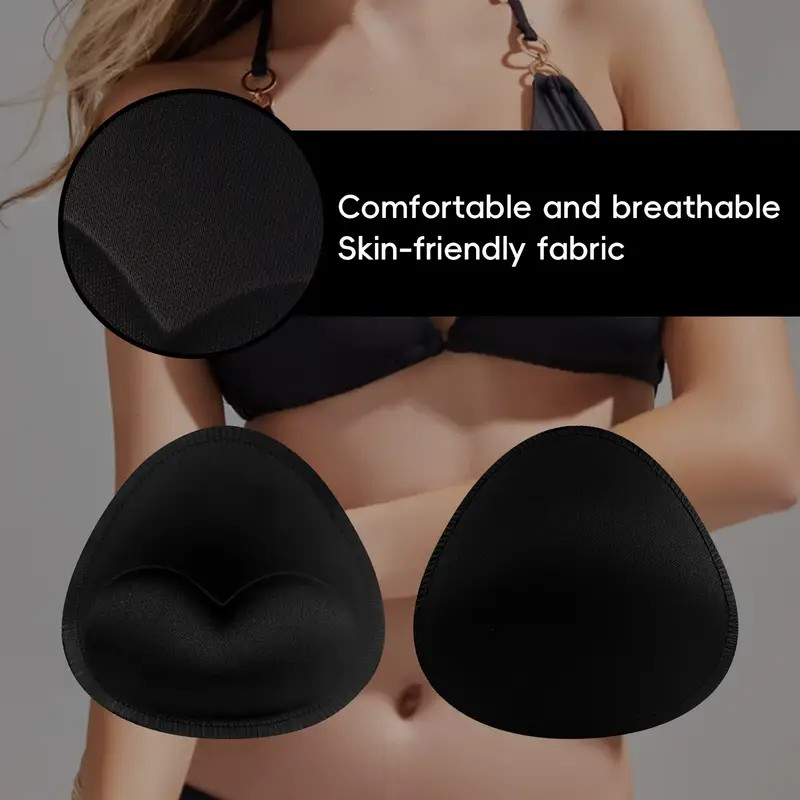 Removable Women’S Push Up Invisible Sponge Bra Pads for Sports & Casual Wear Bra