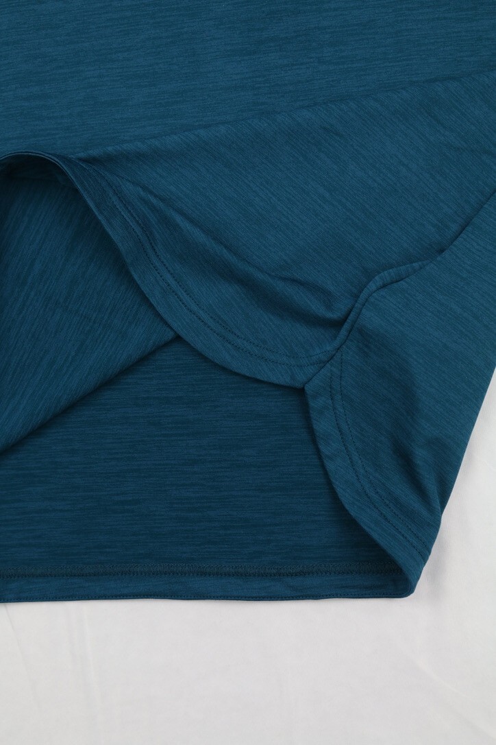 PUMA Womens Short Sleeve Logo Tee Lightweight Blue S Spell Out Logo Crew Neck
