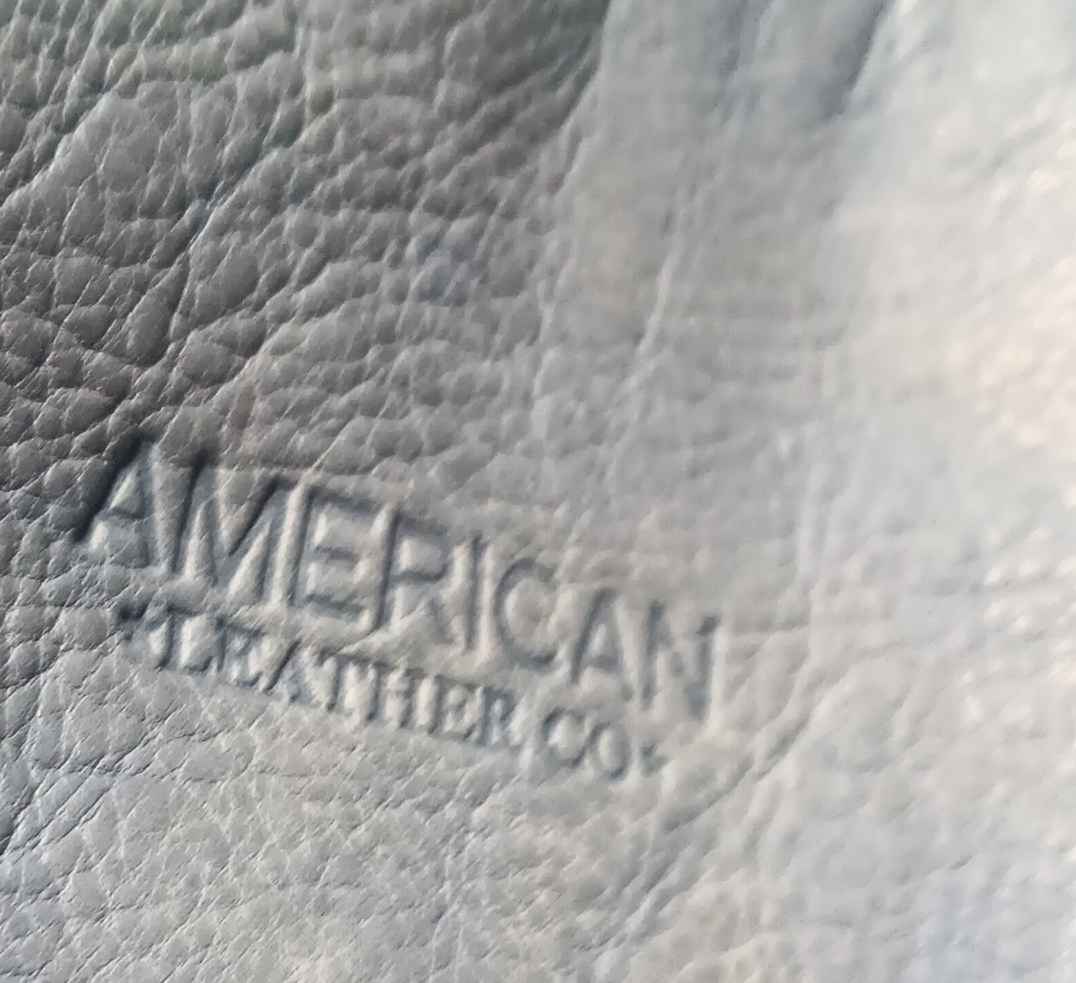 American Leather Pale Blue Smooth Lush Soft Purse