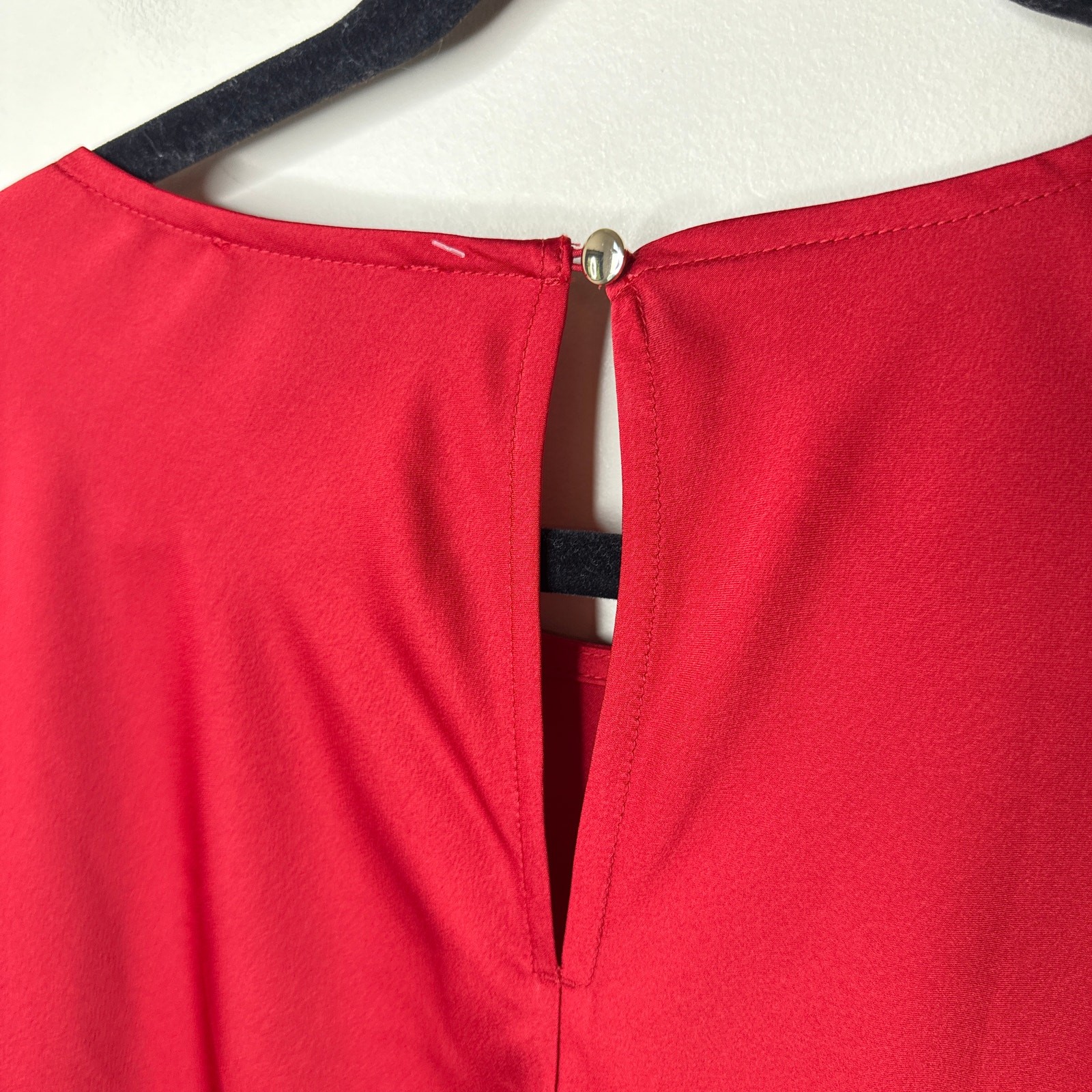J.Crew Winter Garden Dress in Deep Ruby Size 20 Silky Satin Crepe Ruffles Party