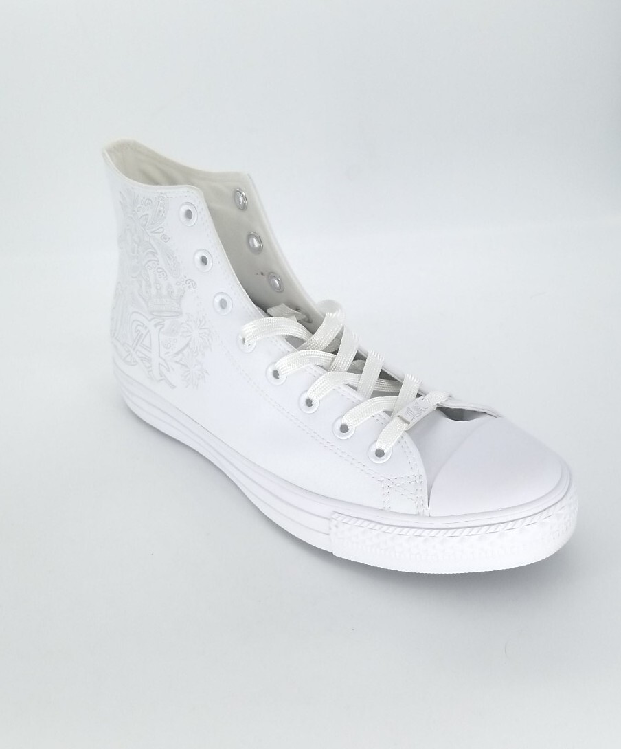 3073 Converse Unisex CTAS Hi Special Unique White Size 10.5 Mens 12.5 Womens US