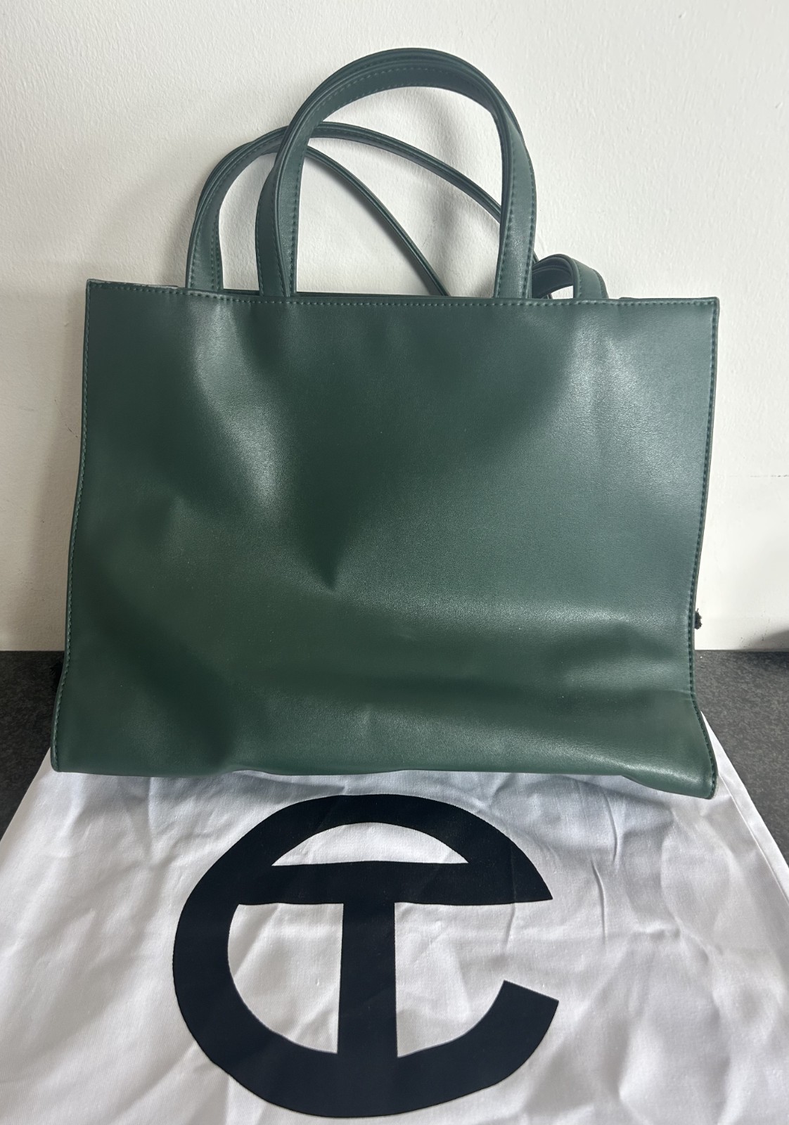 Telfar Medium Shopping Bag – Dark Olive