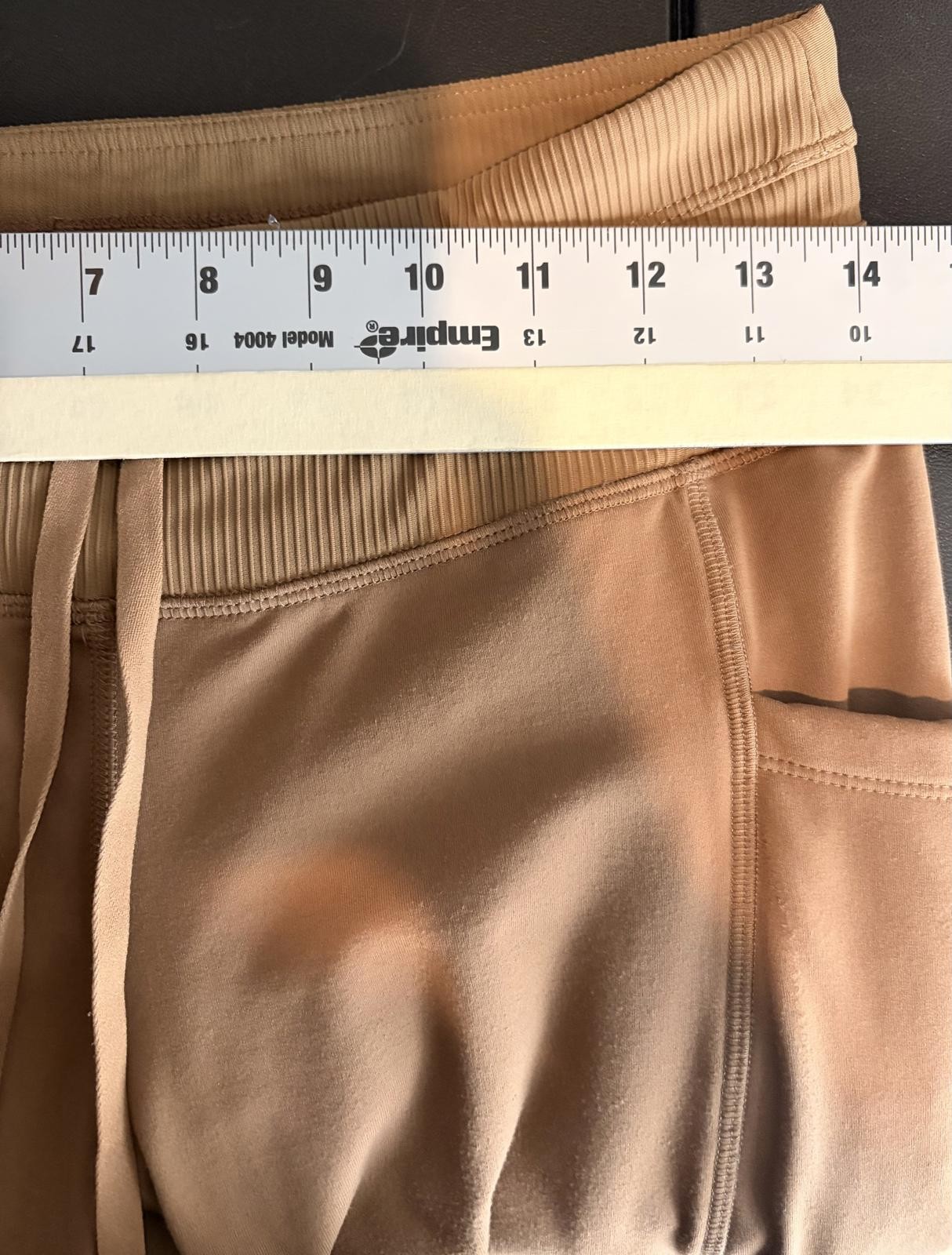 Modern Baleaf Brown Stretch Activewear Leggings Pockets Large