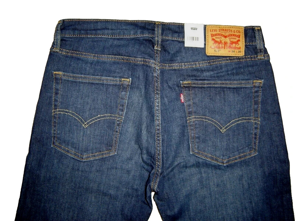 NWT Levi’s 513 FLEX jeans 34 x 30 Slim Straight Fit Retail $80 Style #08513-0934