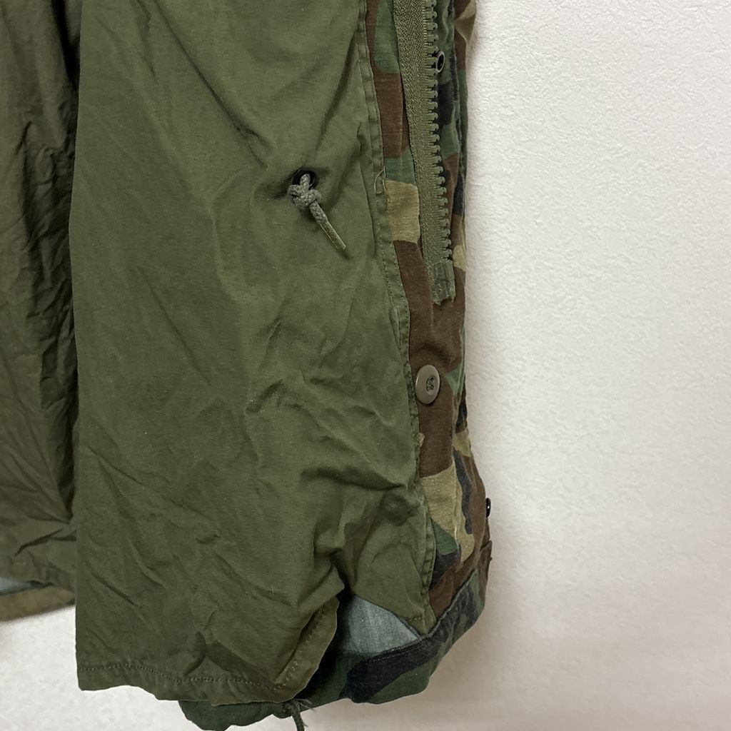 【US ARMY】 86年納入 米軍 実物 M-65 ウッドランドカモ フィールドジャケット S-3672