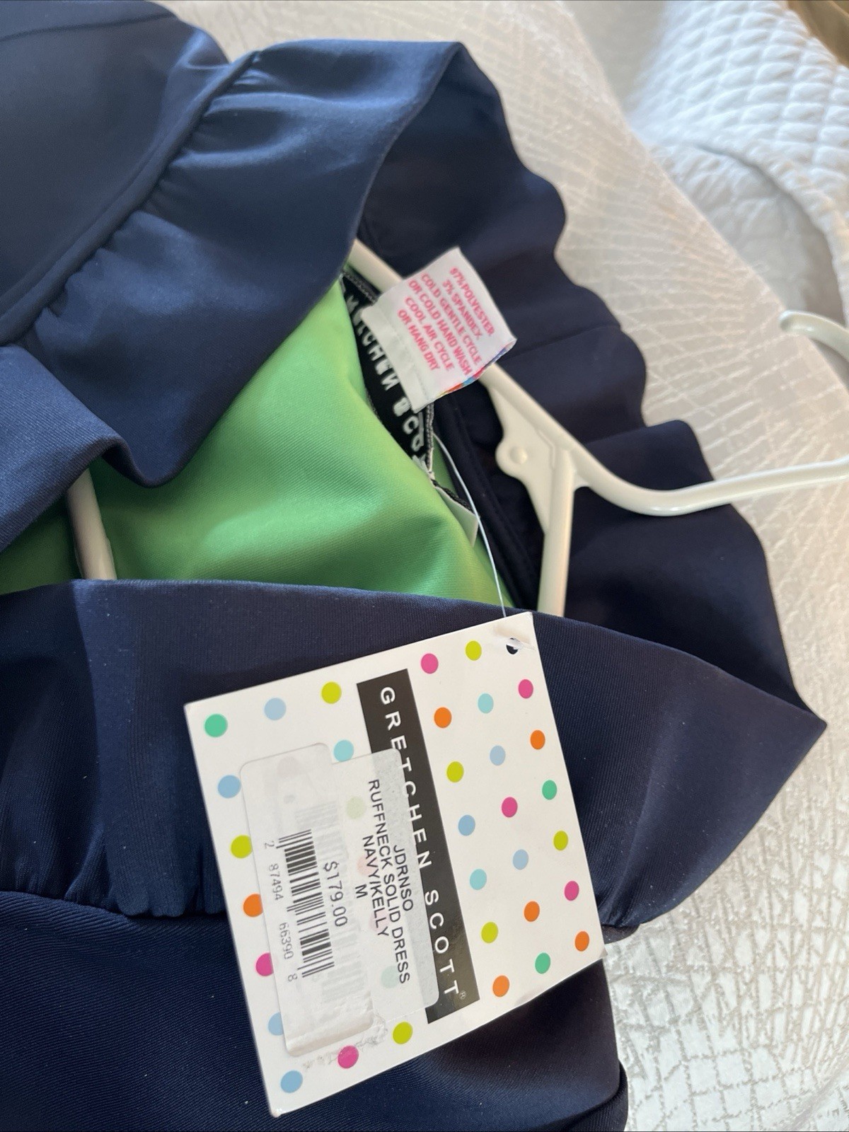 Gretchen Scott Women’s Navy Blue, New. Pit To Pit 18, Length 36 Inches