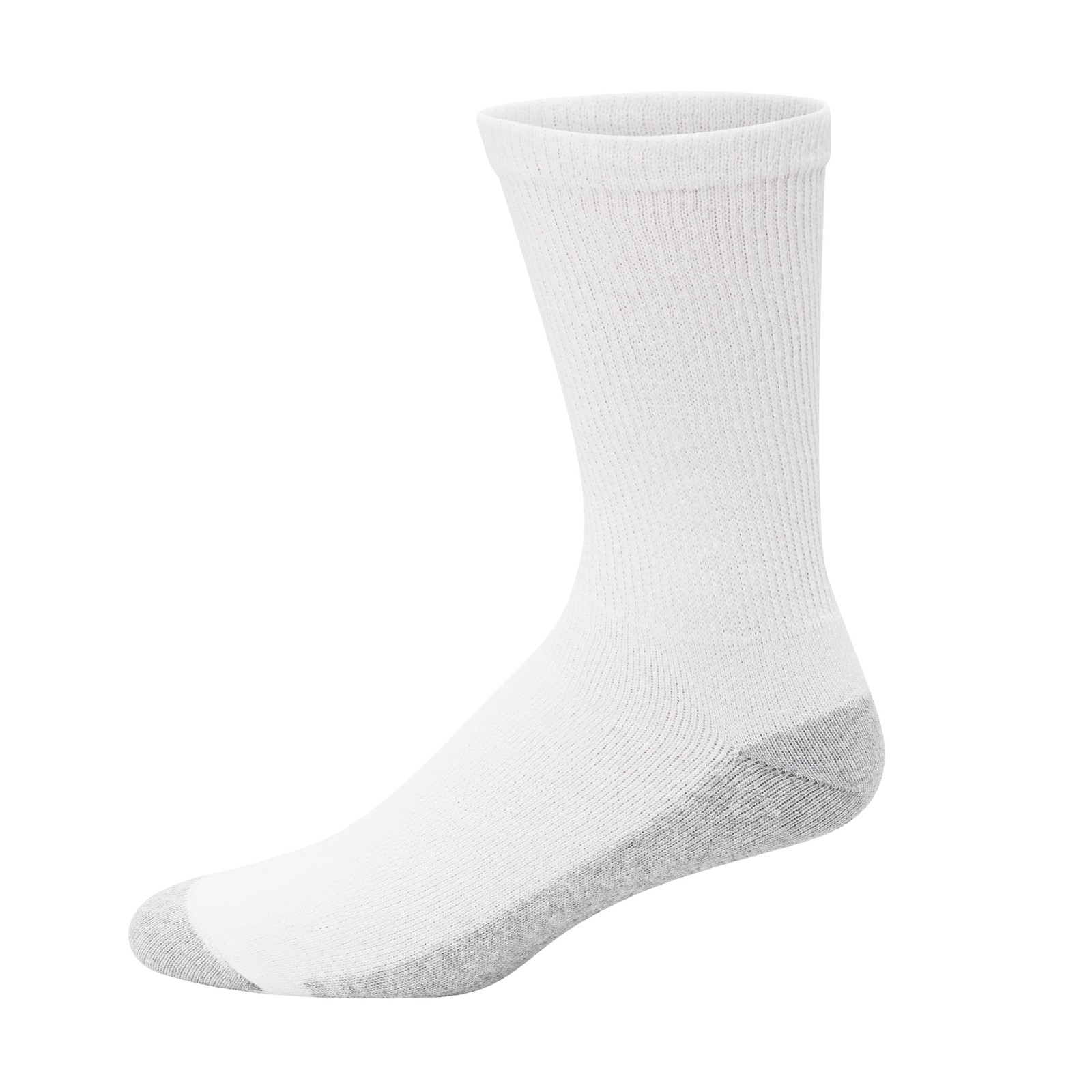 Hanes A84V14 Men’s Crew Socks 14 Pairs Double Tough Moisture-Wicking Size 12-14