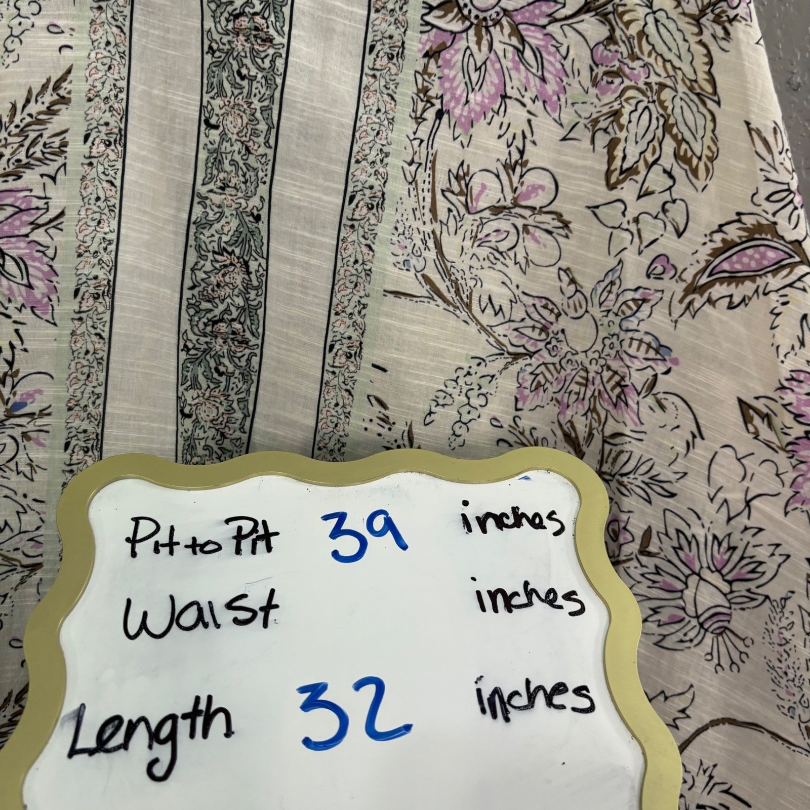 J. Jill Floral Kimono Wrap Barley Multicolored Tassel Open Front XL-3X New