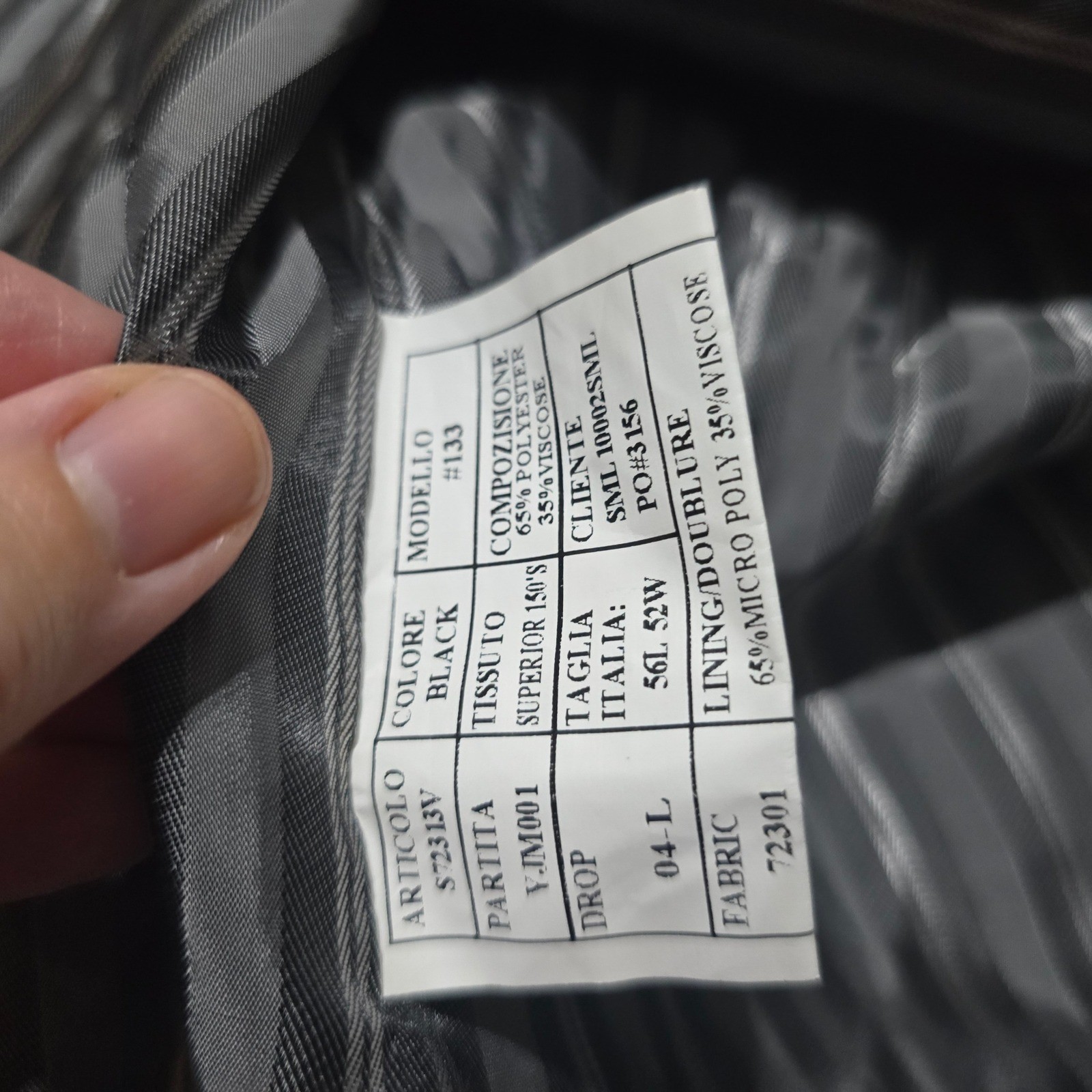 Caravelli Fusion 3 Piece Suit Mens jacket 56L 52×28 pants Vest pinstripe