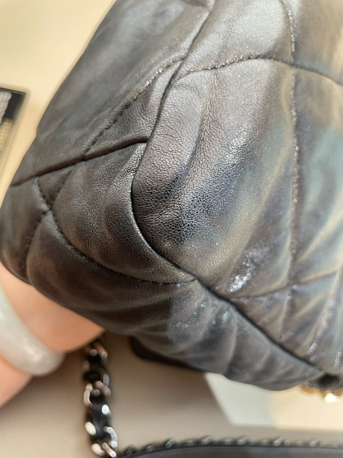 Chanel Small 19 Bag Lambskin Crossbody Bag (24.5×9×17)cm