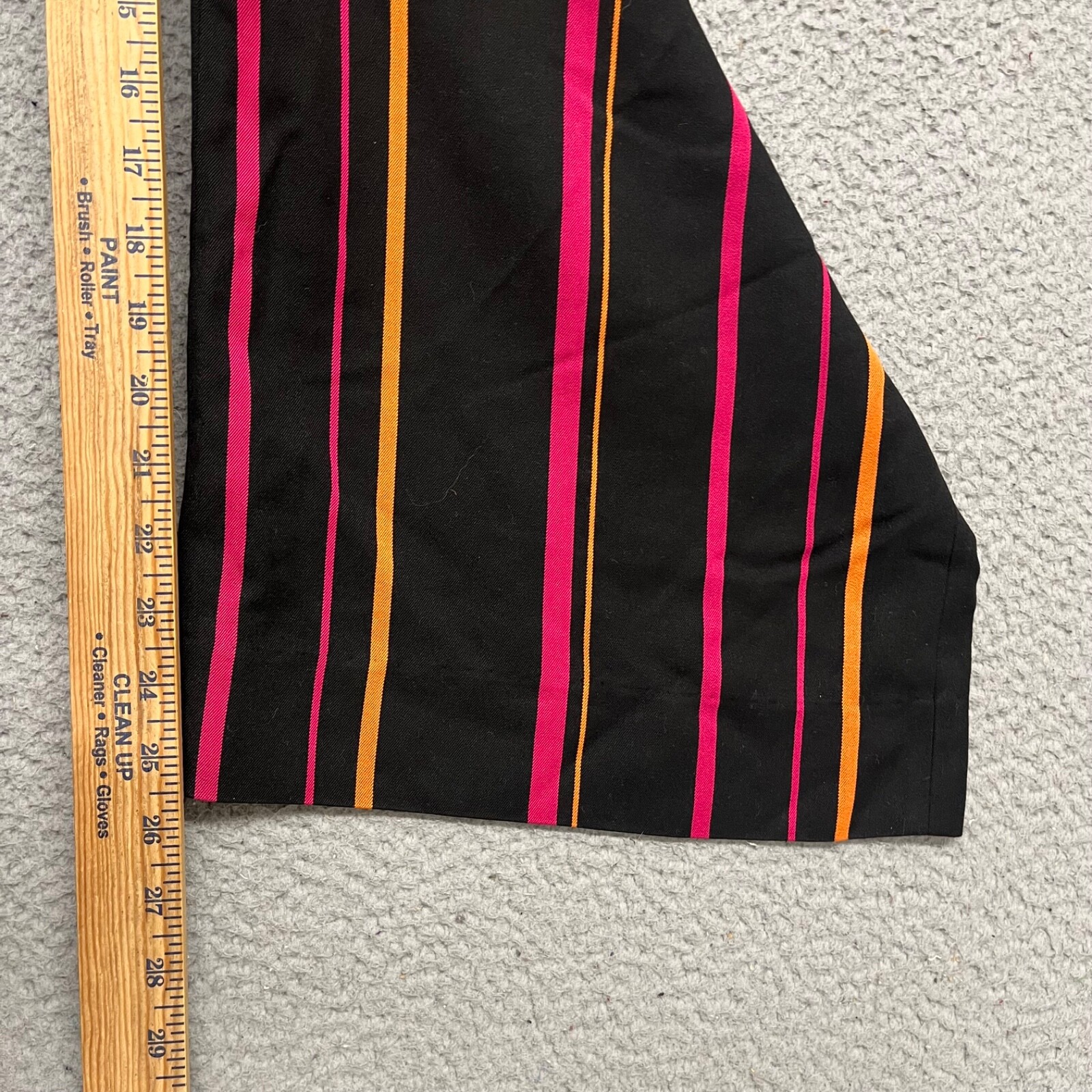 Diane Von Furstenburg Jumpsuit Womens M Black Striped Cropped Wide Leg V Neck