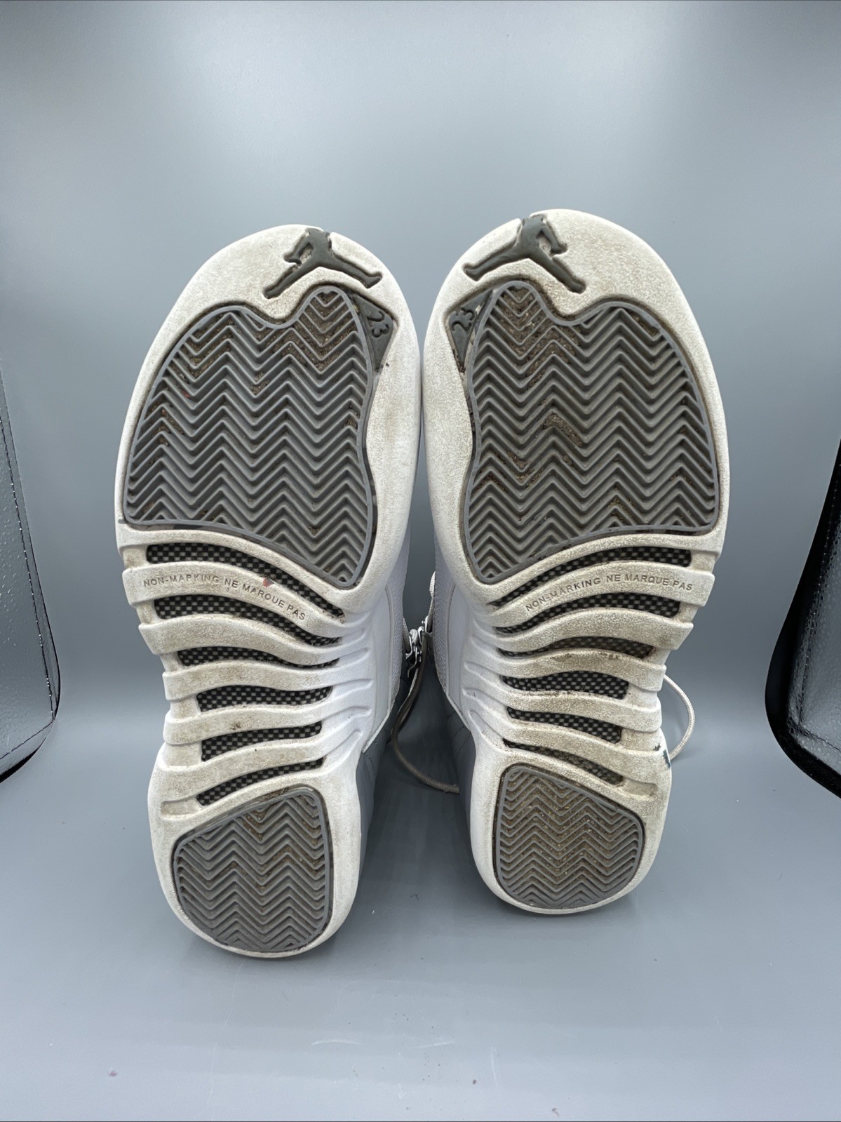 Jordan 12 Stealth 2022 Gray White Size 6.5 Y