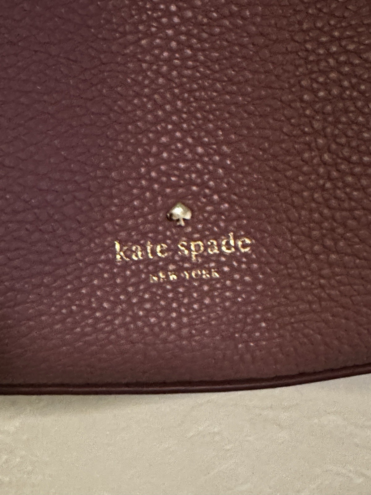 Kate Spade New York Rose Colored Medium Crossbody Zip Tassel Gold Hardware