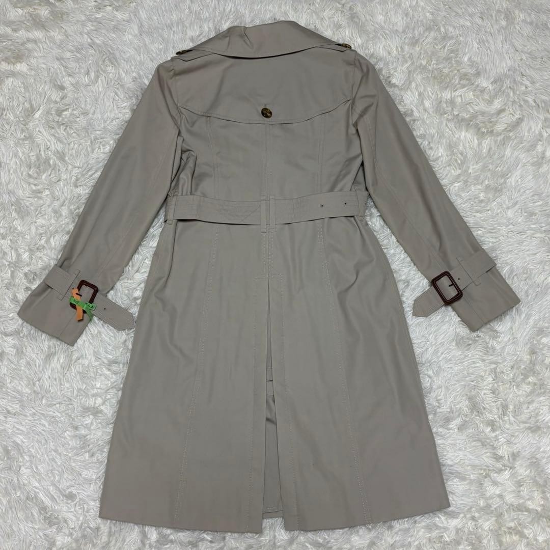 Excellent condition Burberry London trench coat beige Nova check gabardine S
