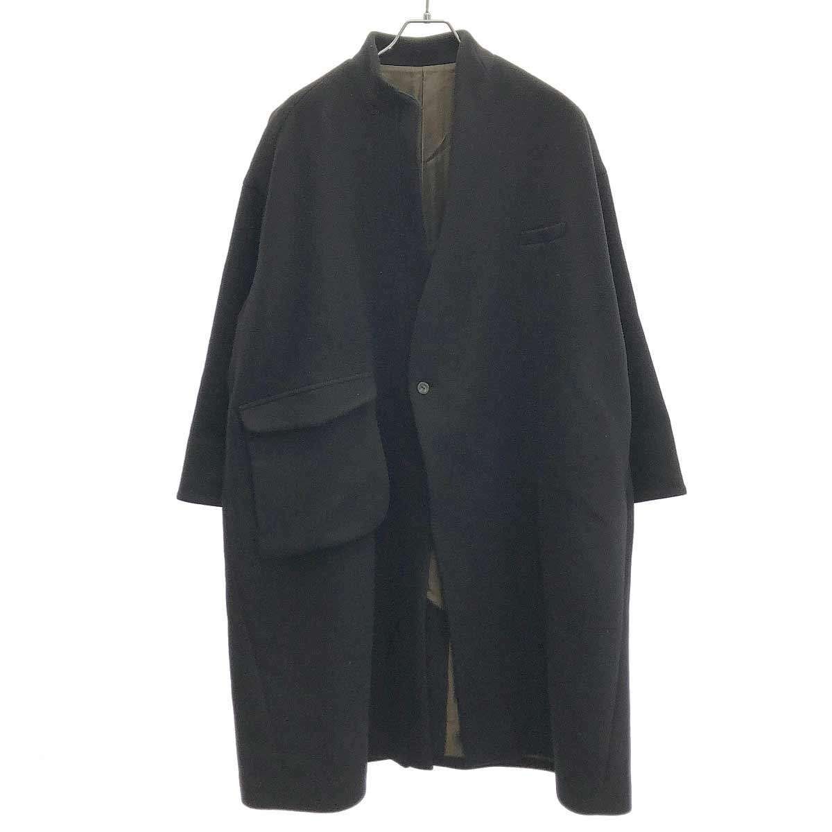 Ka na ta 2020 Wool Coat No-Color Black F Men’s Vintage Outerwear