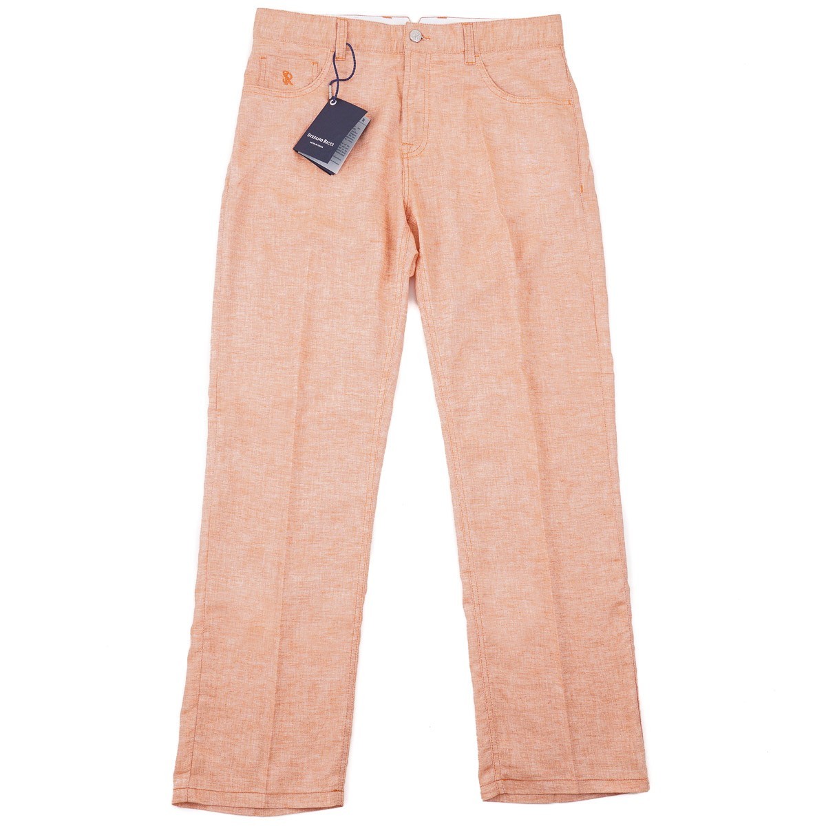 Stefano Ricci Lightweight Linen-Cotton 5-Pocket Pants 34 (Eu 50) NWT Jeans