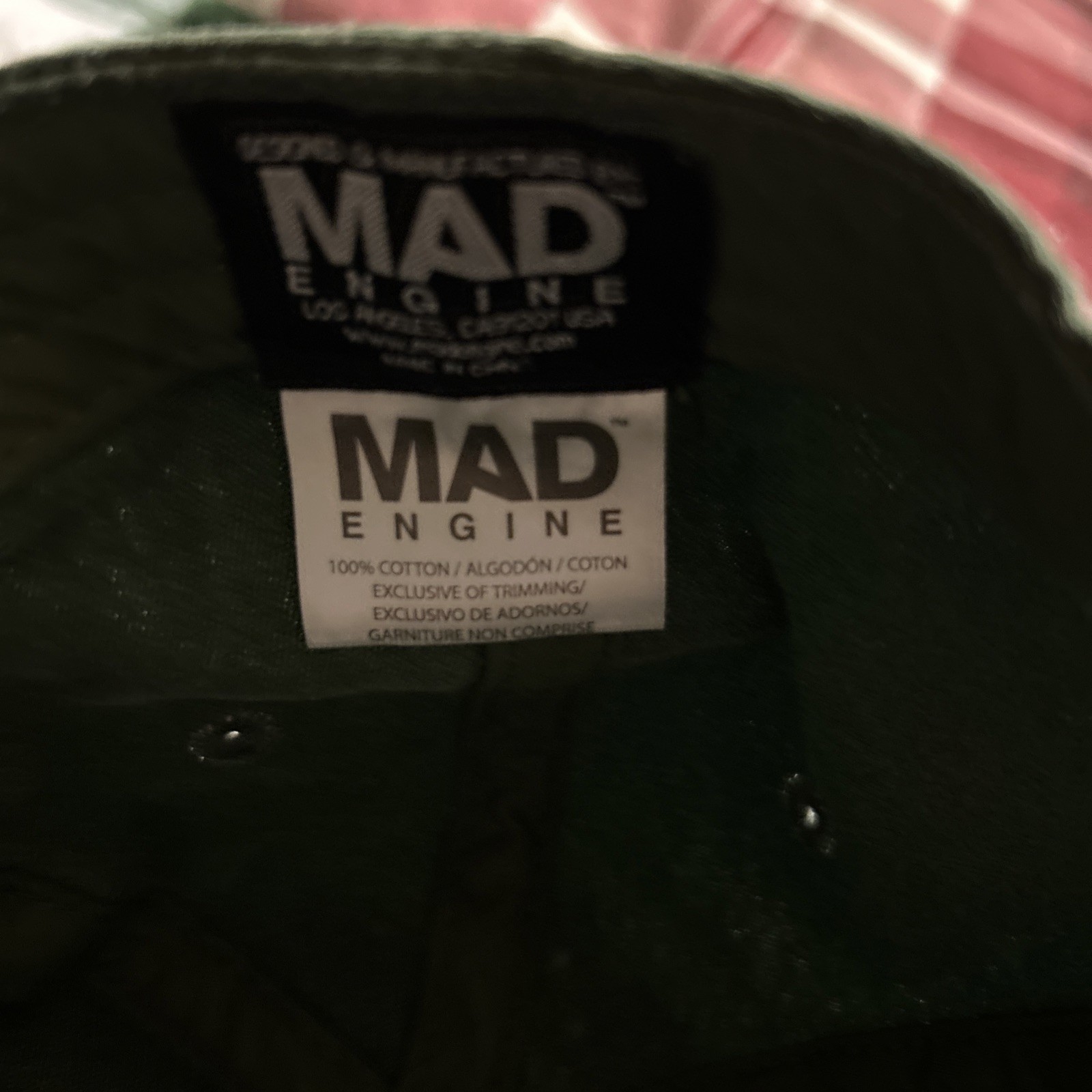 Yellowstone National Park Mad Engine Snapback Adjustable Green Ranger Hat Cap