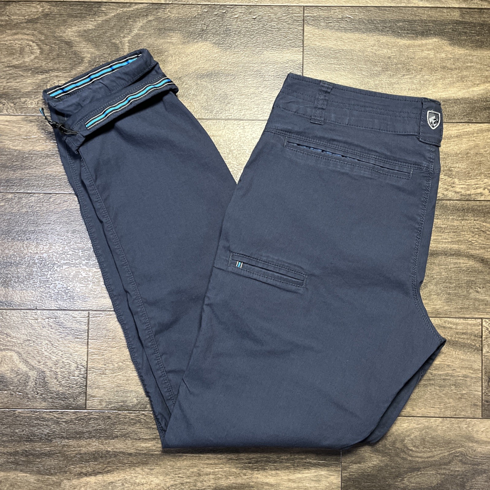 Kuhl Resistor Lite Chino Pants Men’s 30×32 Blue Stretch Hiking Commuter UPF 50+