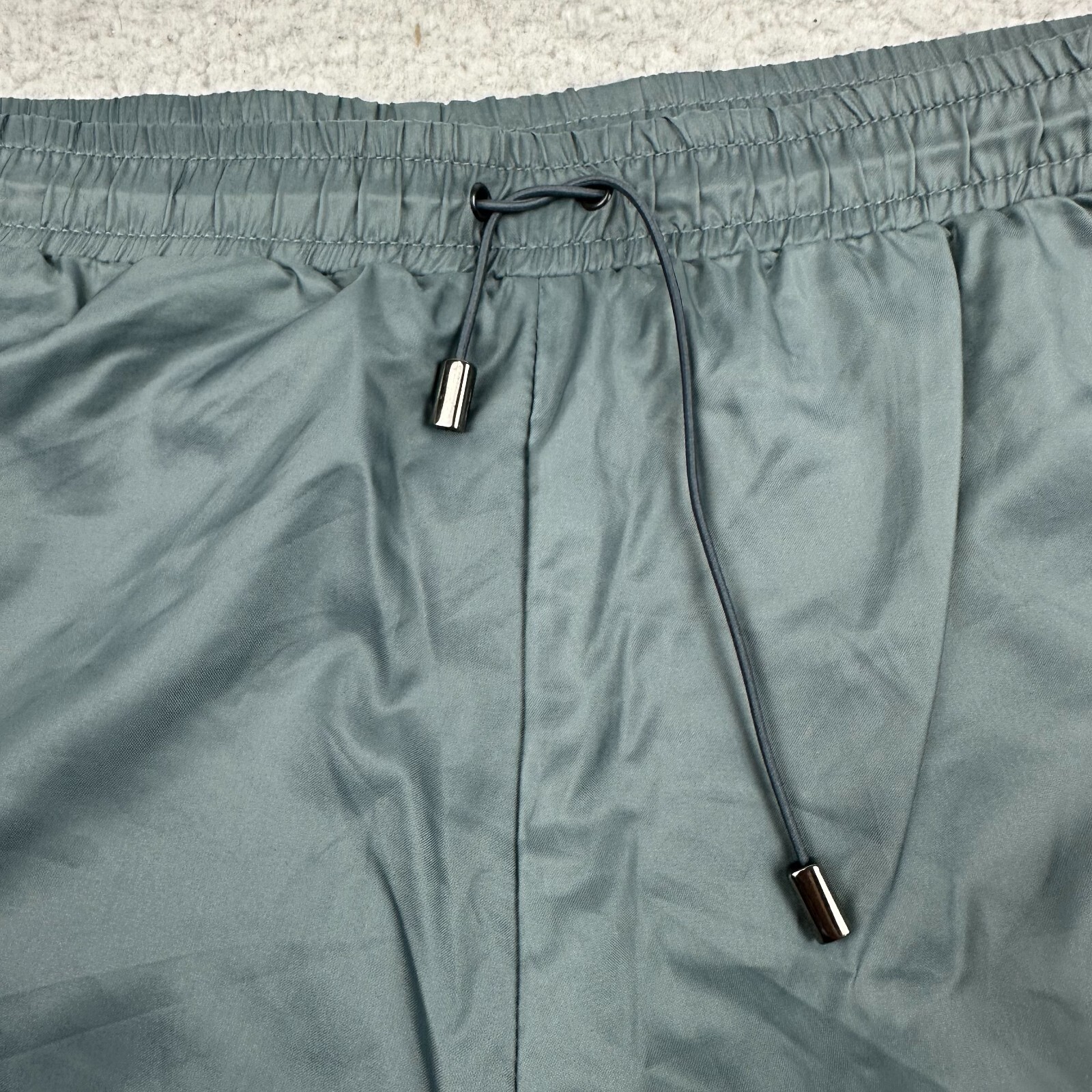 NWT Don Juan Demarco Costume Olimpo Grigio Sweat Shorts Mens Large Gray Logo